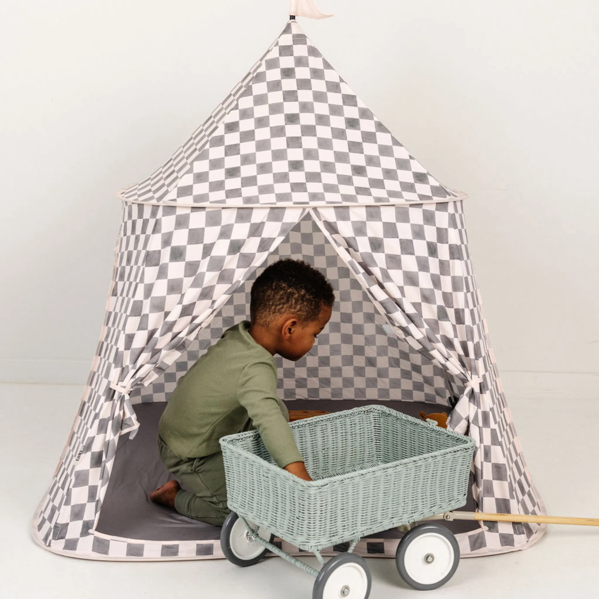 Toki Mats Checker Pepper Play Tent - Image 3