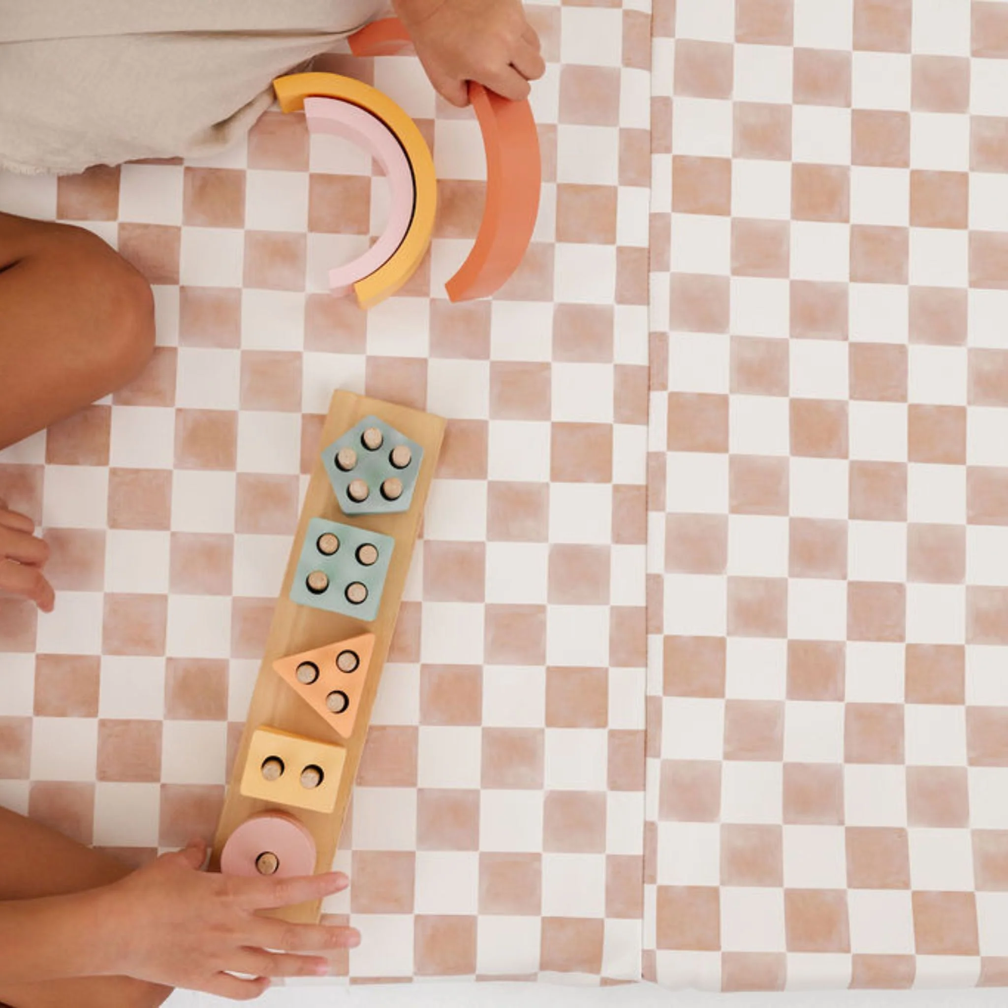 Toki Mats Checker Toffee Vegan Leather Mat - Image 11