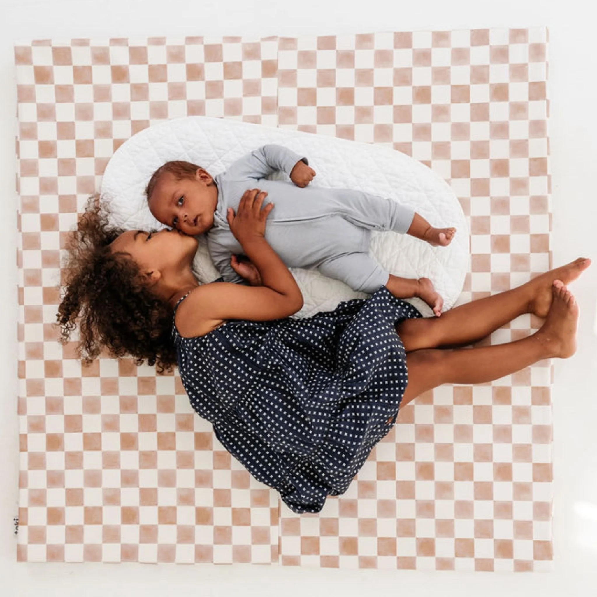 Toki Mats Checker Toffee Vegan Leather Mat - Image 2