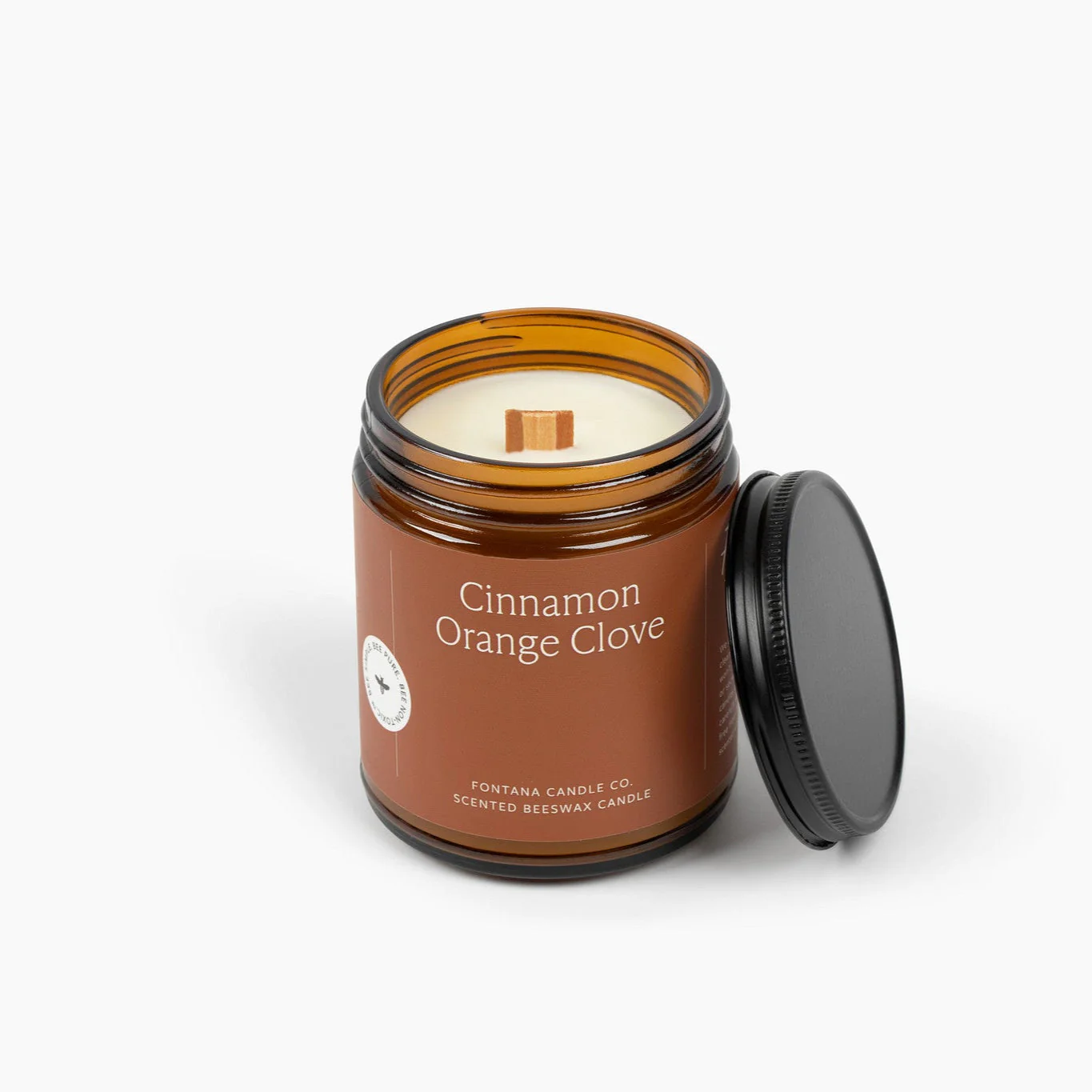 Fontana Candle Co Cinnamon Orange Clove Jar Candle - Image 5
