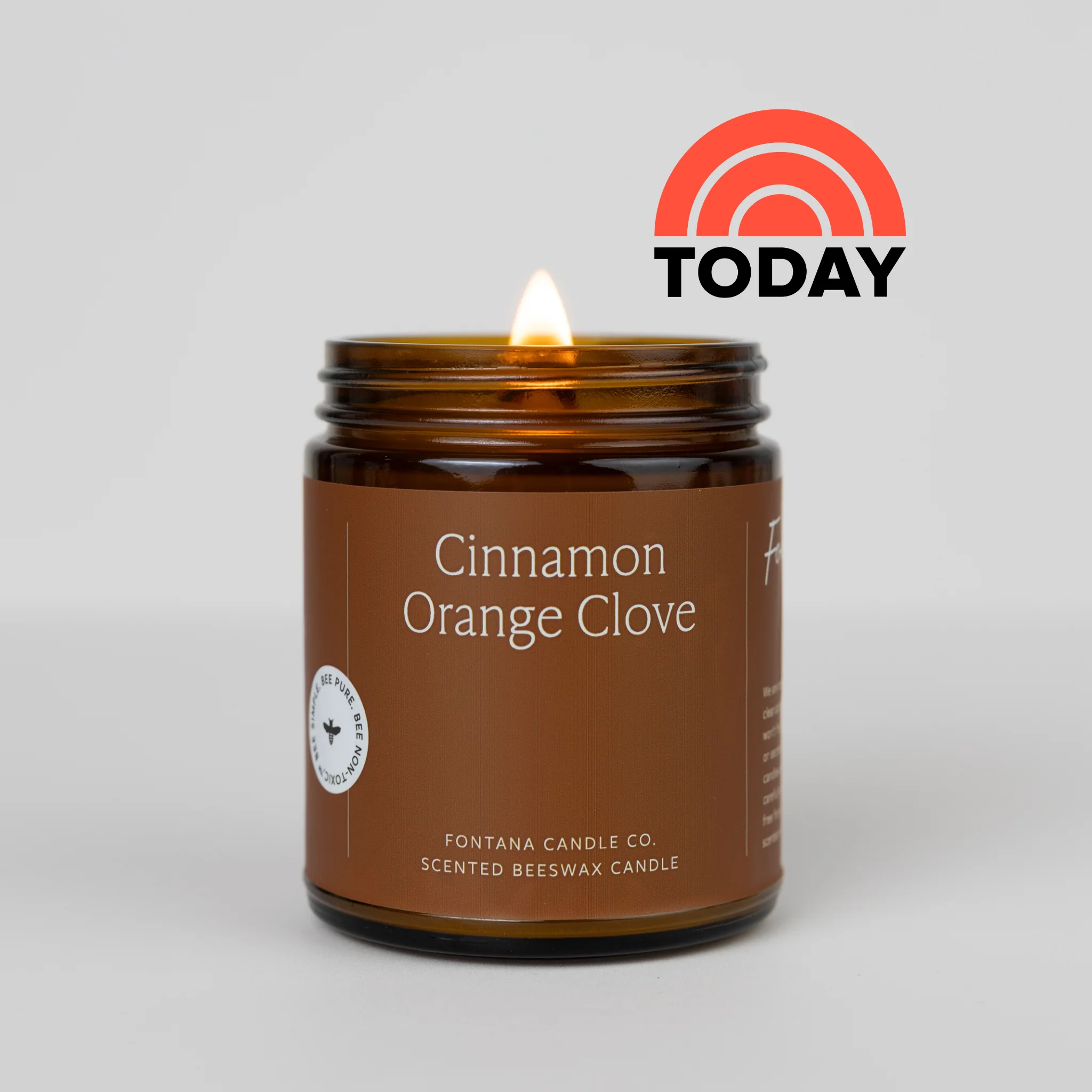 Fontana Candle Co Cinnamon Orange Clove Jar Candle - Image 6