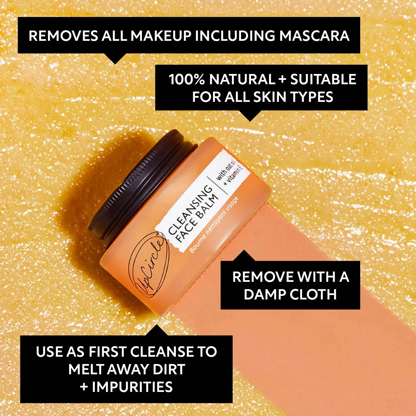 UpCircle Cleansing Face Balm with Oat Oil + Vitamin E - Image 5