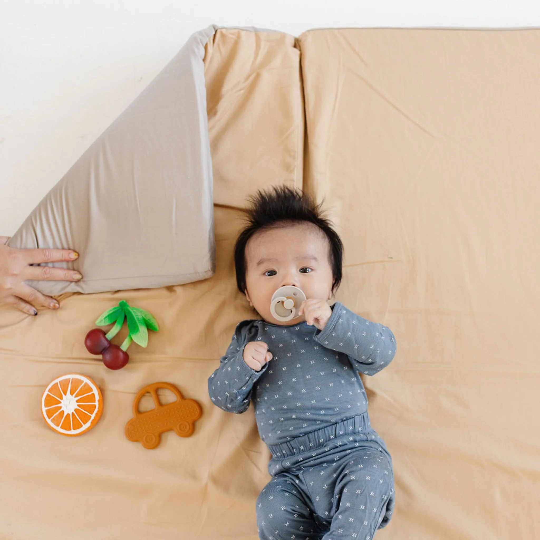 Toki Mats Cloud + Sandcastle Organic Cotton Mat - Image 3