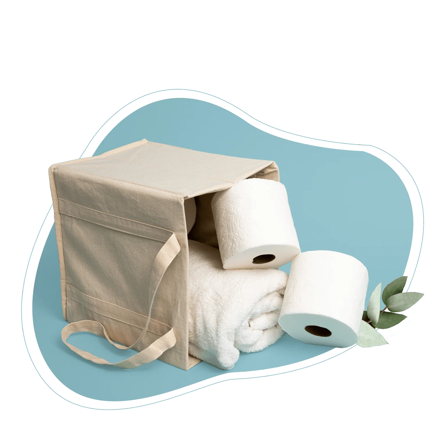 Organic Cotton Mart Collapsible Grocery Shopping Bags - Image 4