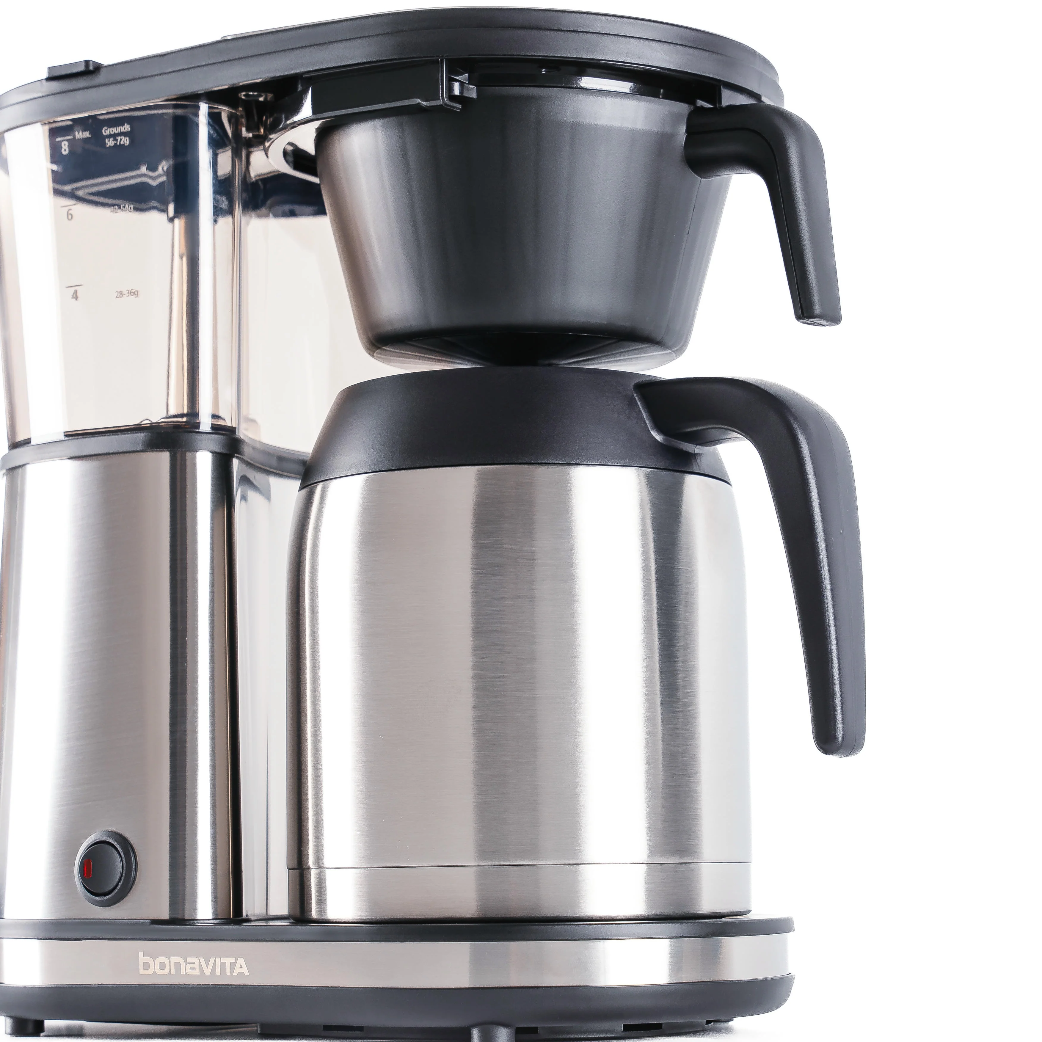 Bonavita Connoisseur 8-Cup Drip Coffee Brewer One-Touch with Thermal Carafe and Hanging Basket - SCA Certified Home Brewer - Image 6