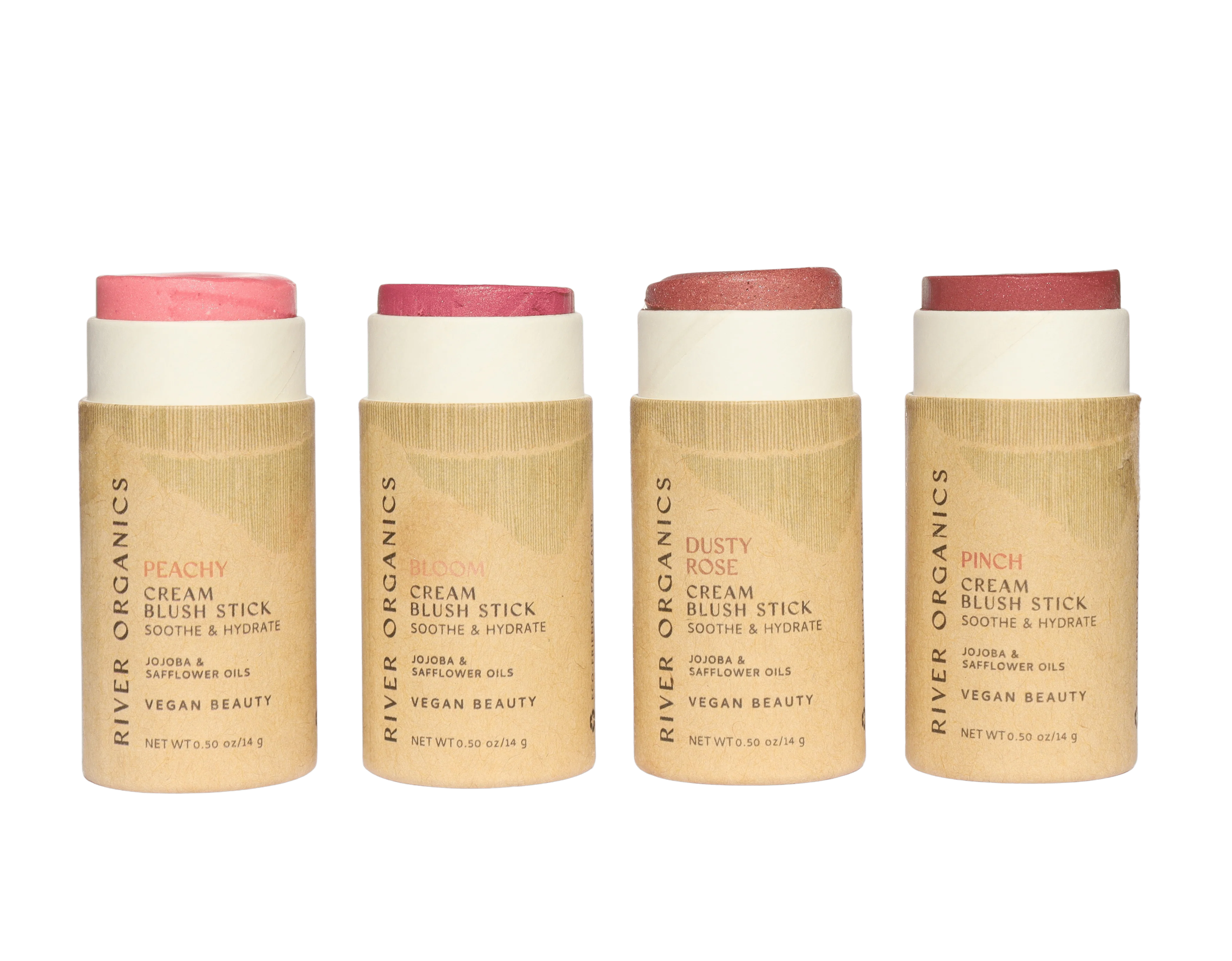 River Organics Creamy Vegan Blush Sticks | Set of 2 Mix & Match