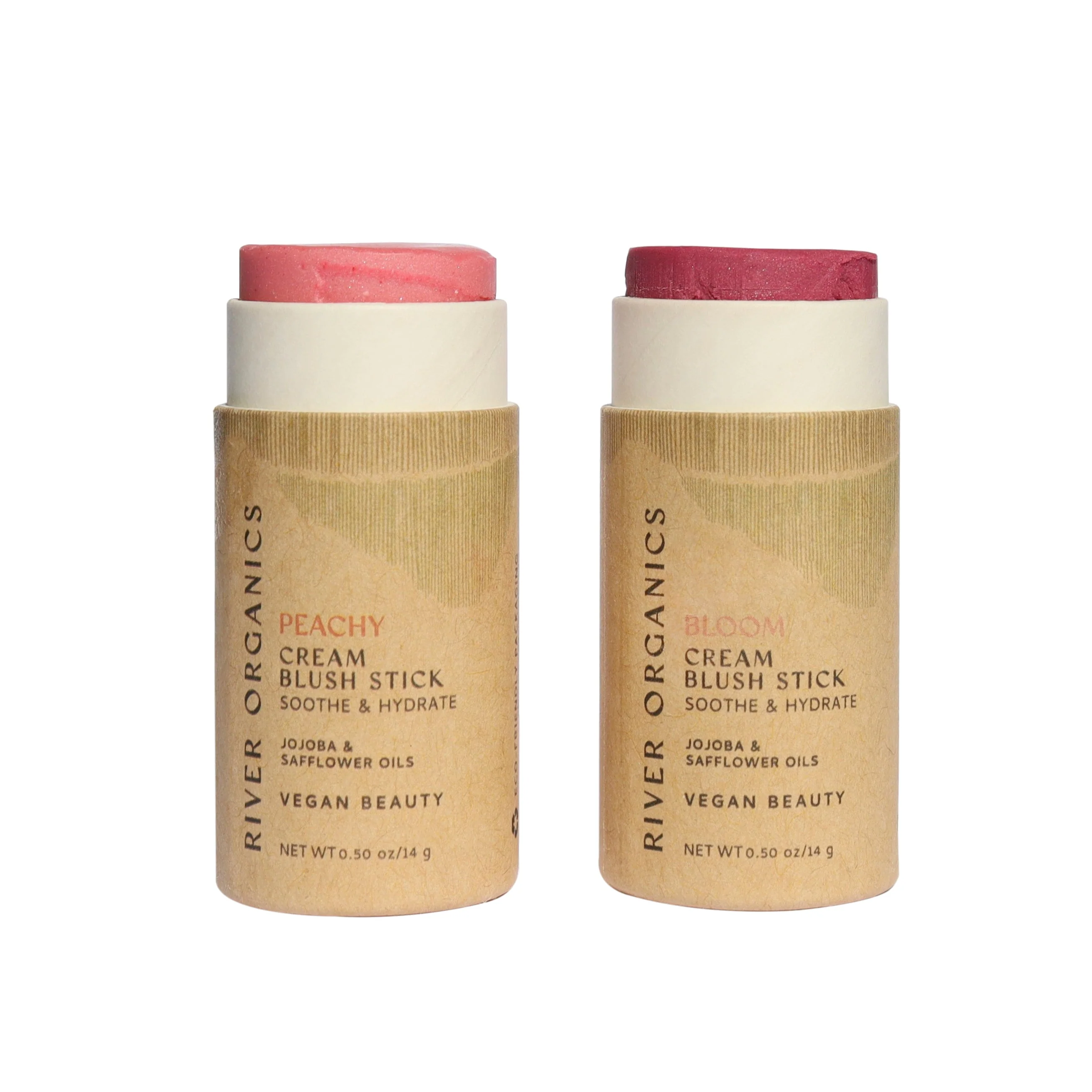 River Organics Creamy Vegan Blush Sticks | Set of 2 Mix & Match - Image 3