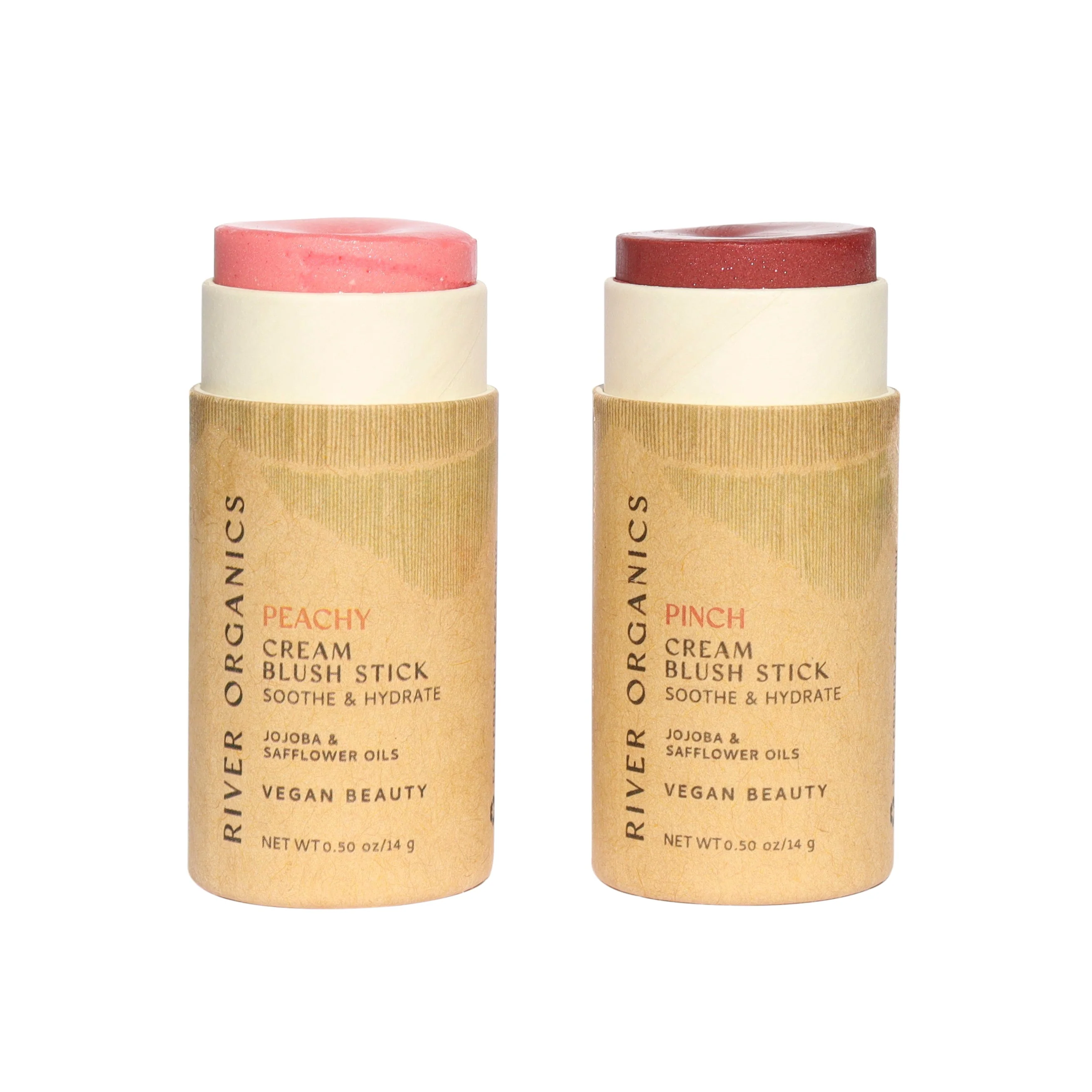 River Organics Creamy Vegan Blush Sticks | Set of 2 Mix & Match - Image 5