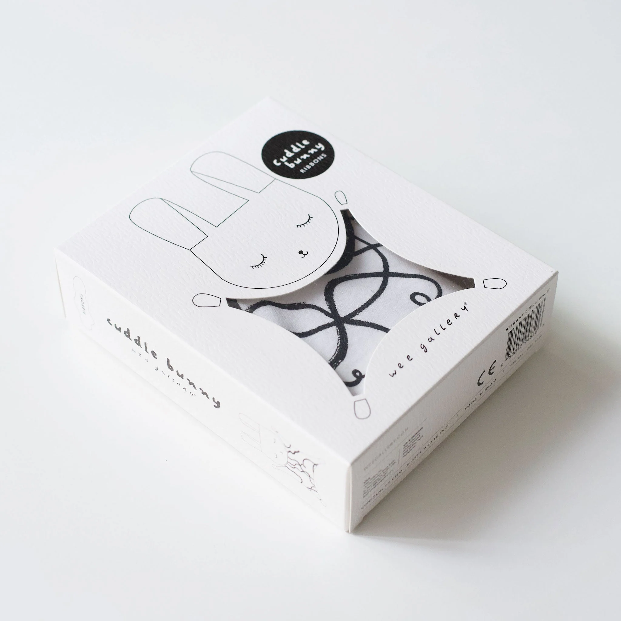 Wee Gallery Cuddle Bunny - Ribbons - Image 3