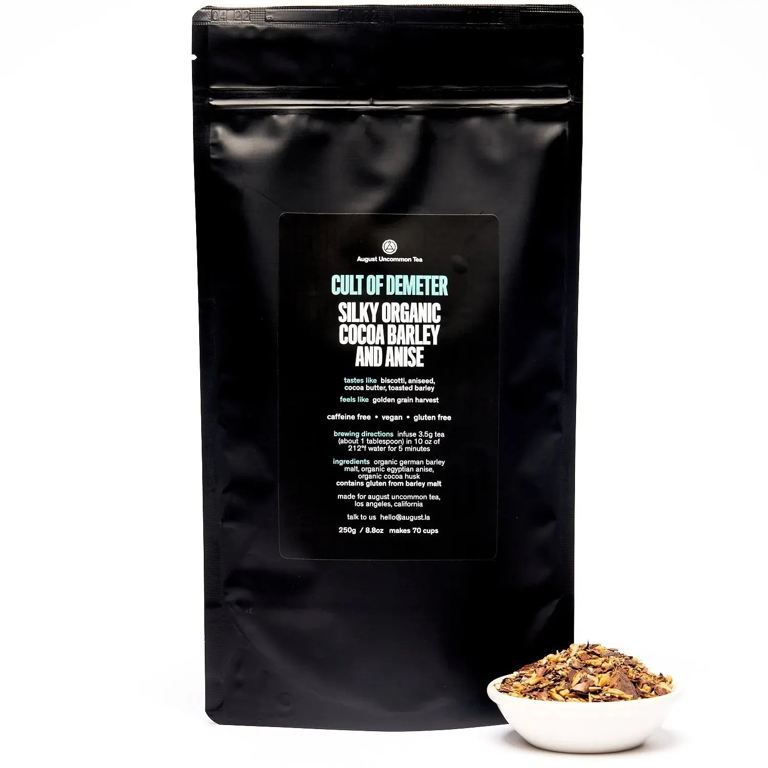 August Uncommon Tea Cult of Demeter - Cocoa Anise Barley Tea (Caffeine Free) - Image 4