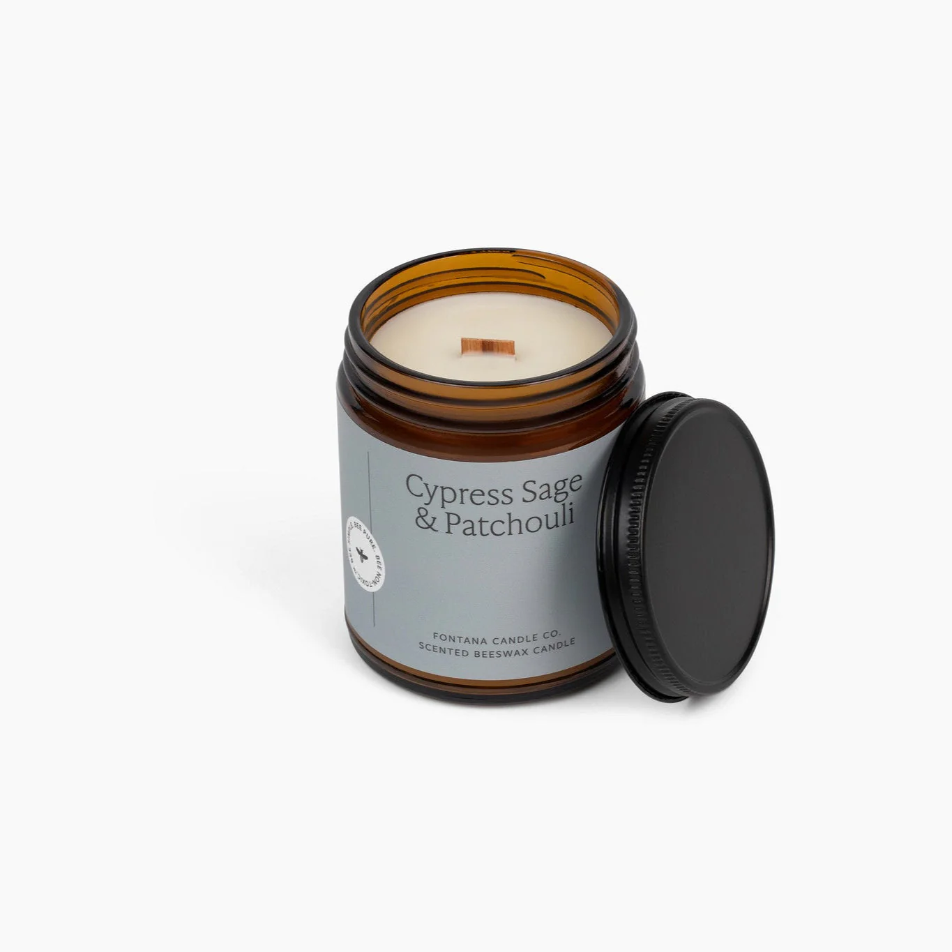 Fontana Candle Co Cypress Sage & Patchouli Jar Candle - Image 3