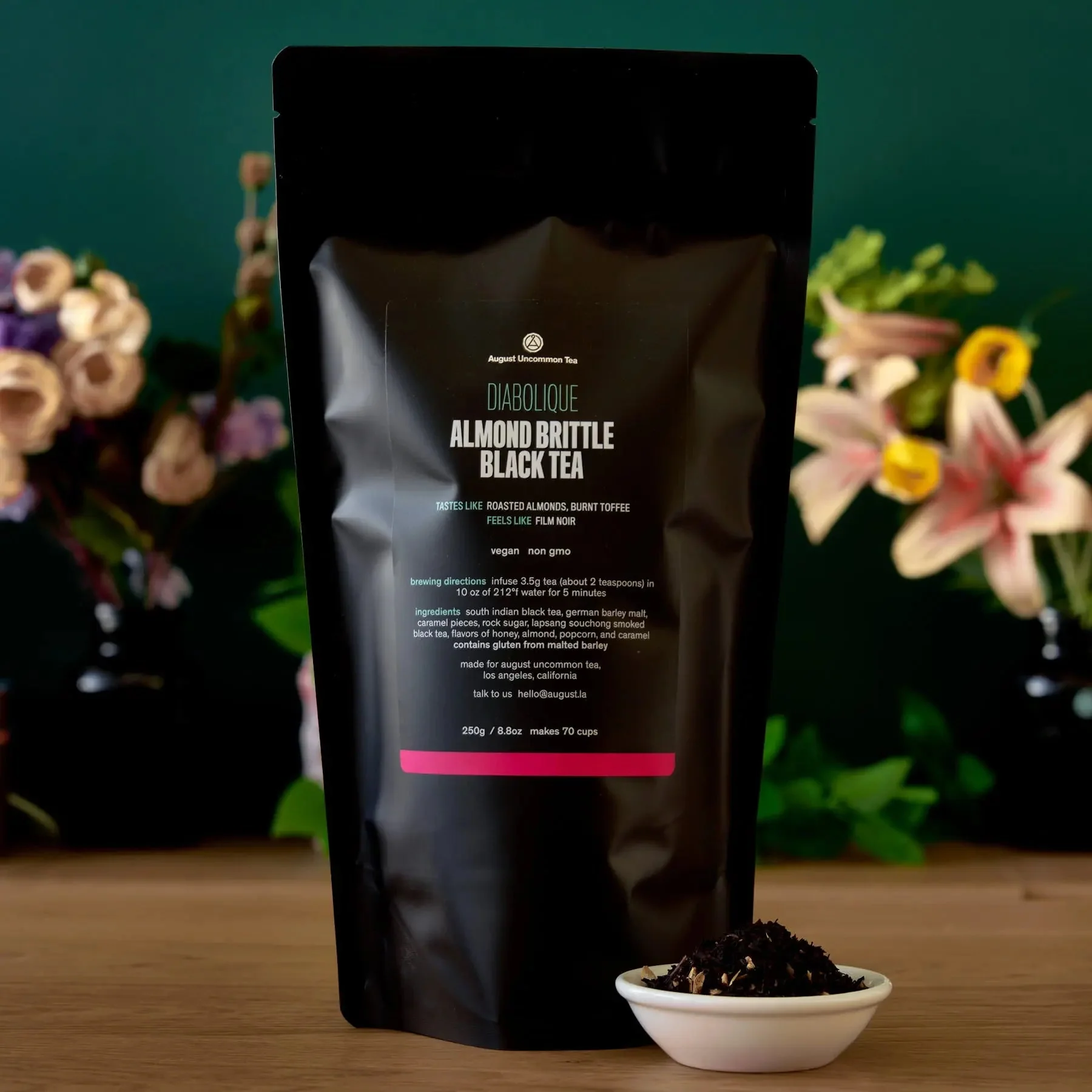 August Uncommon Tea Diabolique - Almond Brittle Black Tea - Image 4