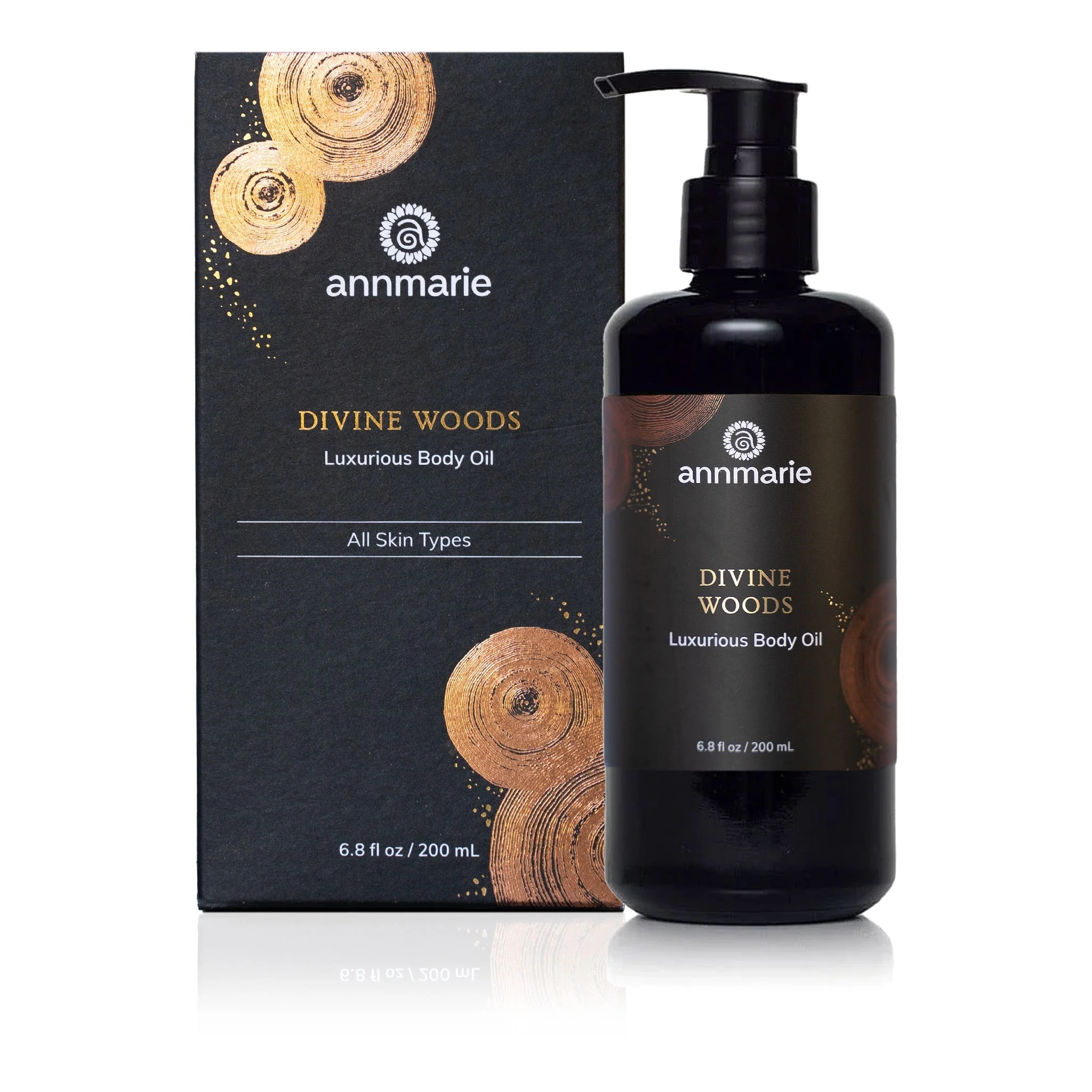 Annmarie Skin Care Divine Woods - Luxurious Body Oil (200ml) - Image 3