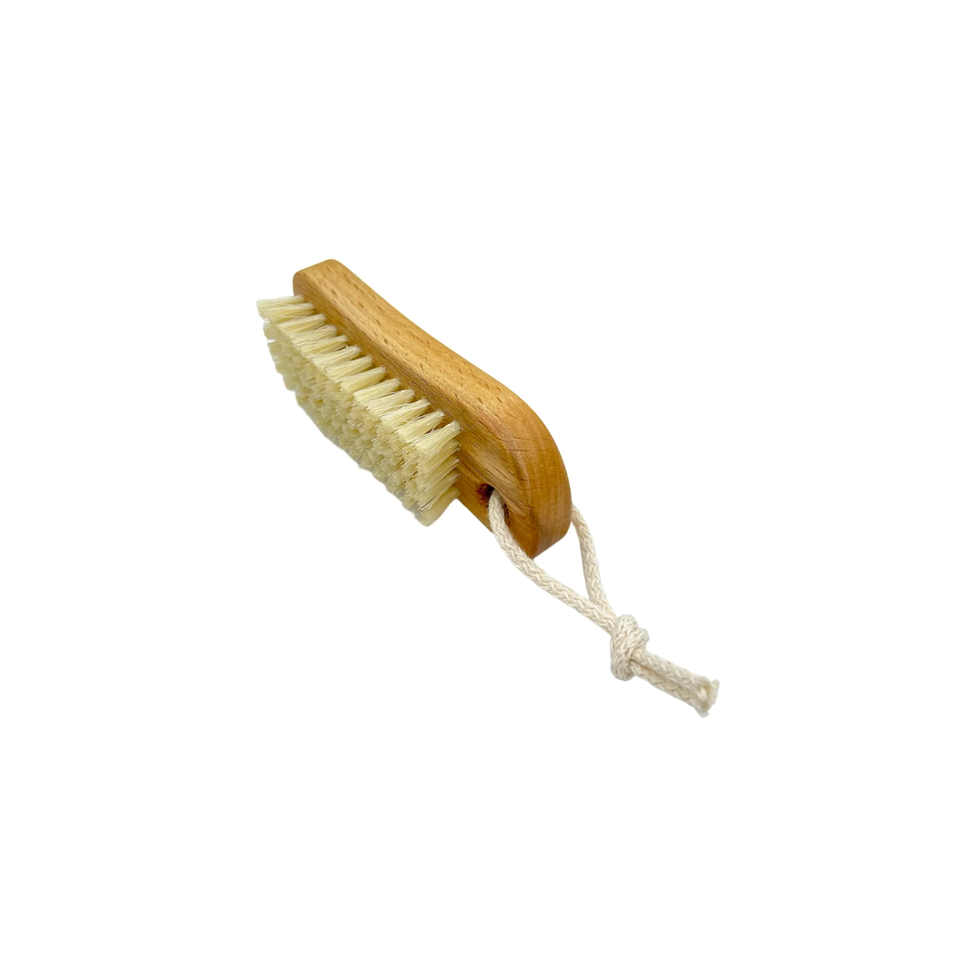 Pasteur Pharmacy Dural Beech wood ergonomic hand brush with pure natural bristles and cotton cord - Image 2