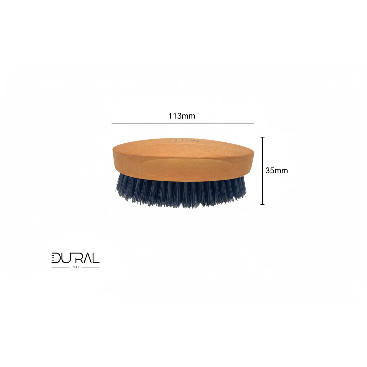 Pasteur Pharmacy Dural Pear wood XL soft beard brush with wild boar bristles - Image 3
