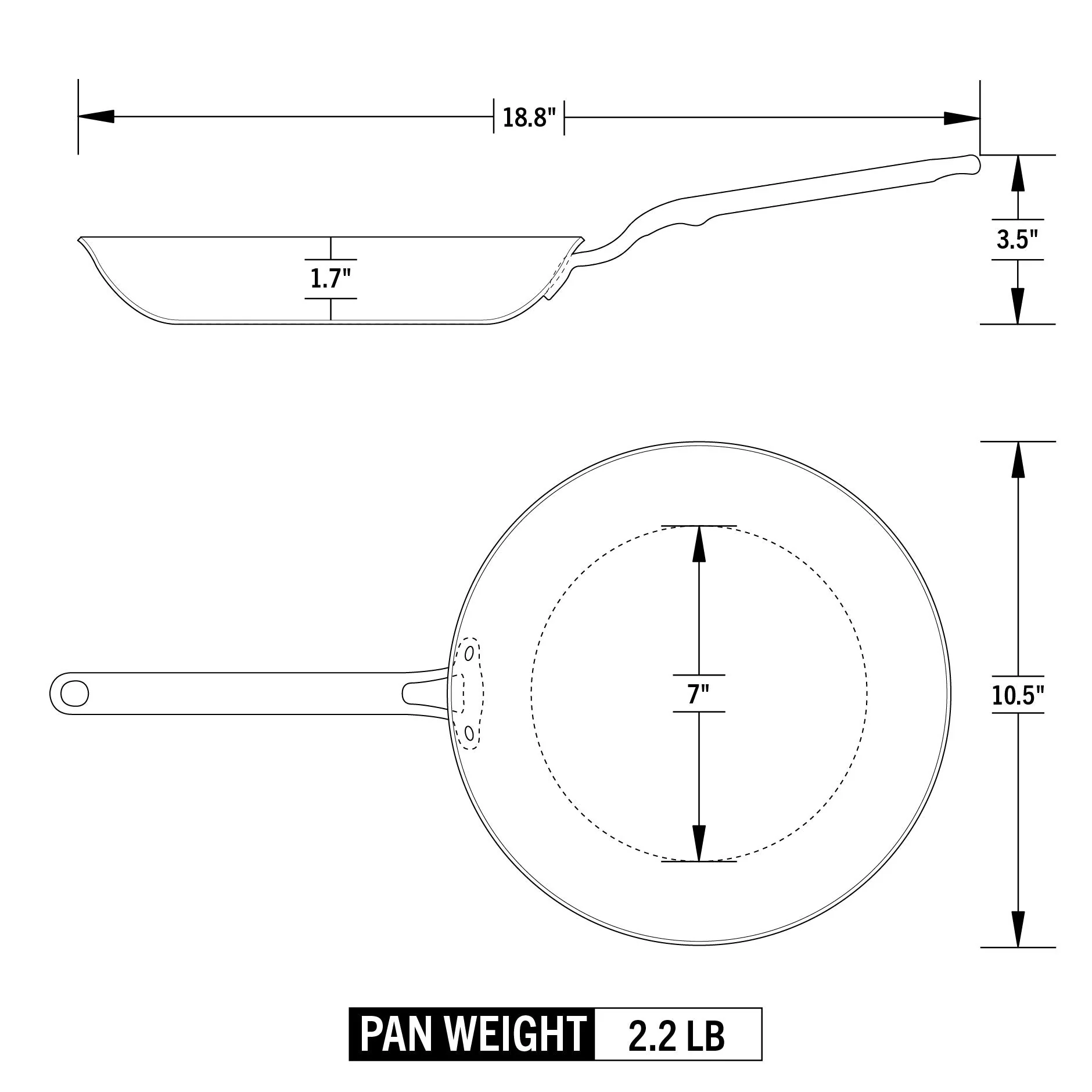 Heritage Steel Eater Series 10.5" Fry Pan - Image 5
