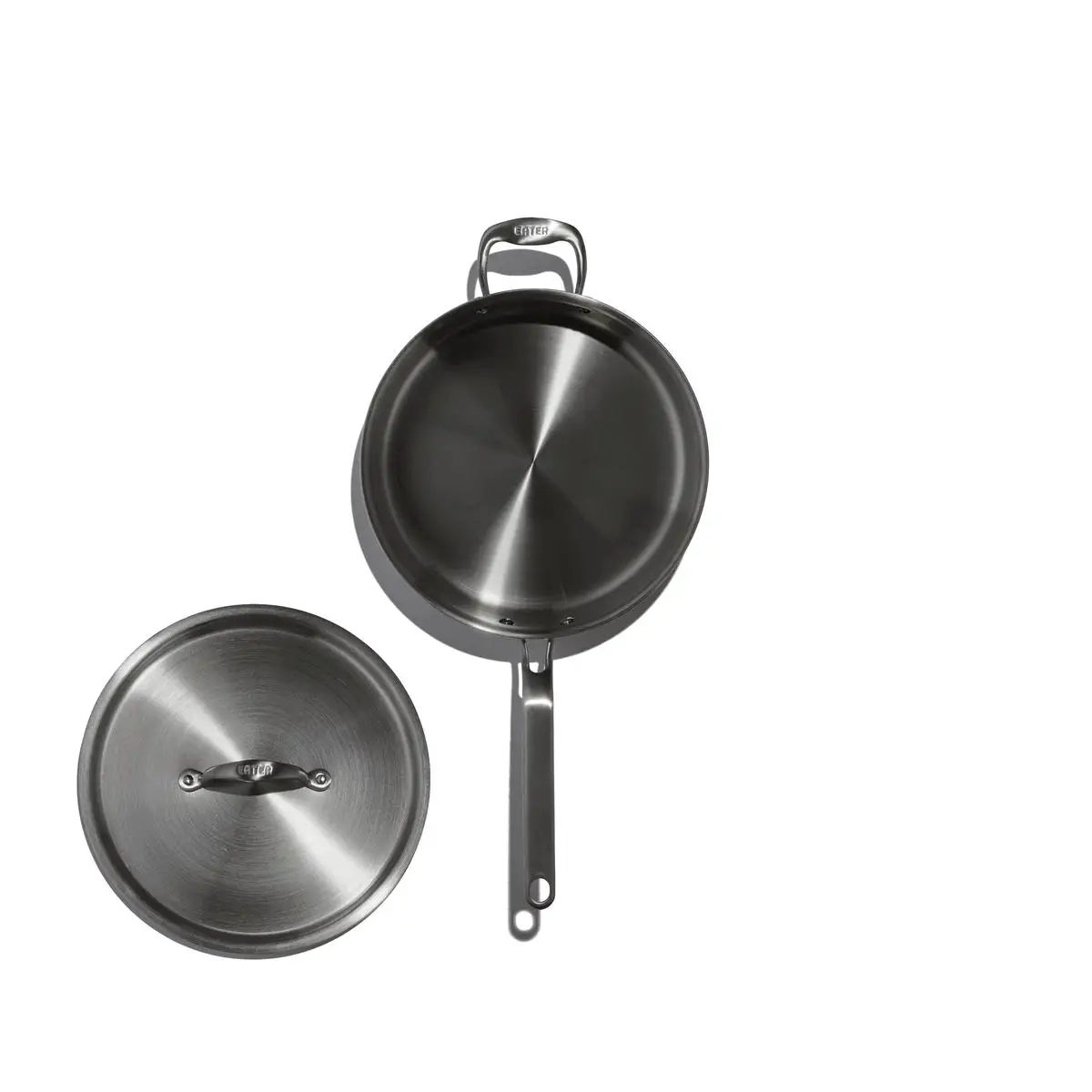 Heritage Steel Eater Series 4 Quart Sauté Pan with Lid - Image 3