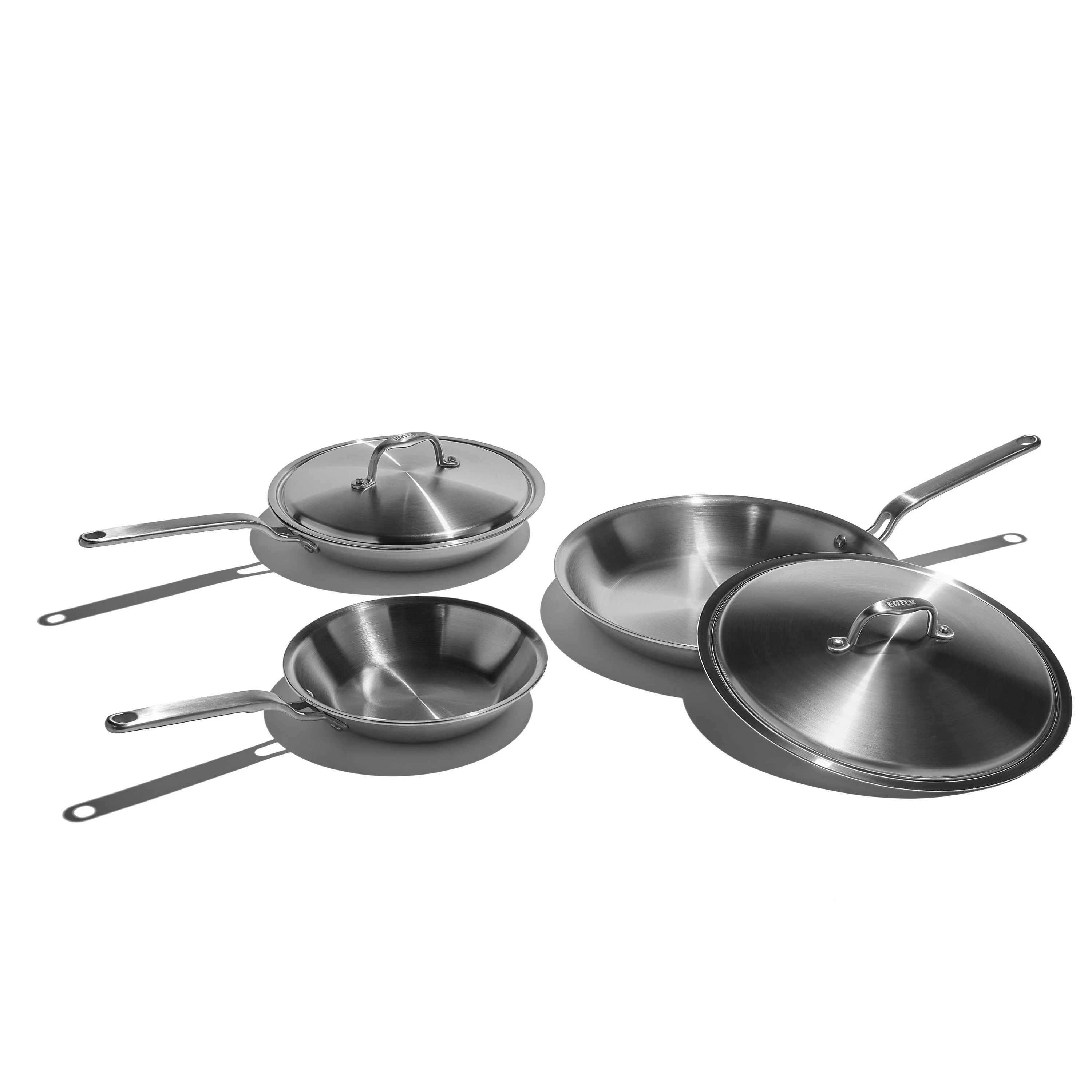 Heritage Steel Eater Series 5 Piece Fry Pan Set