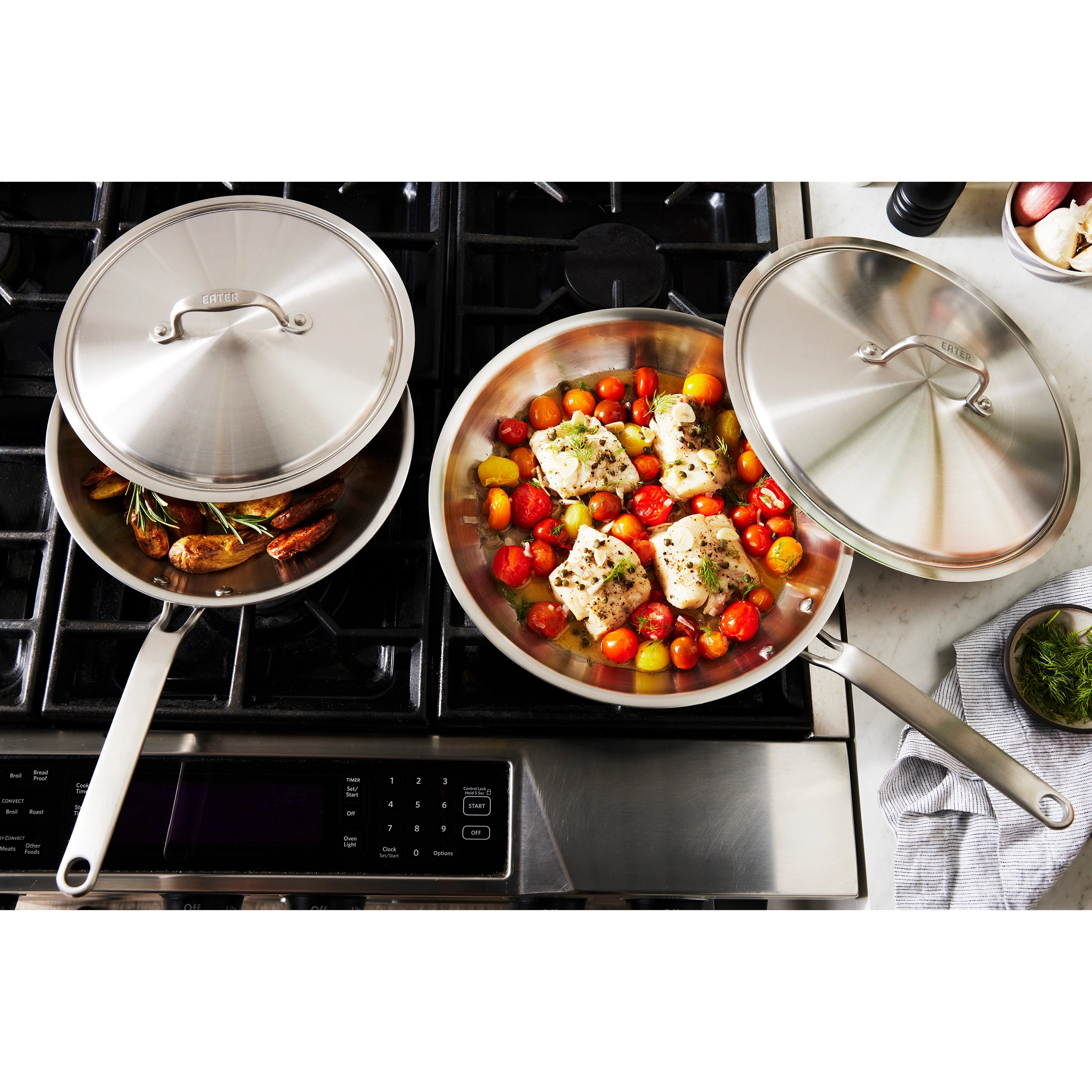 Heritage Steel Eater Series 5 Piece Fry Pan Set - Image 4