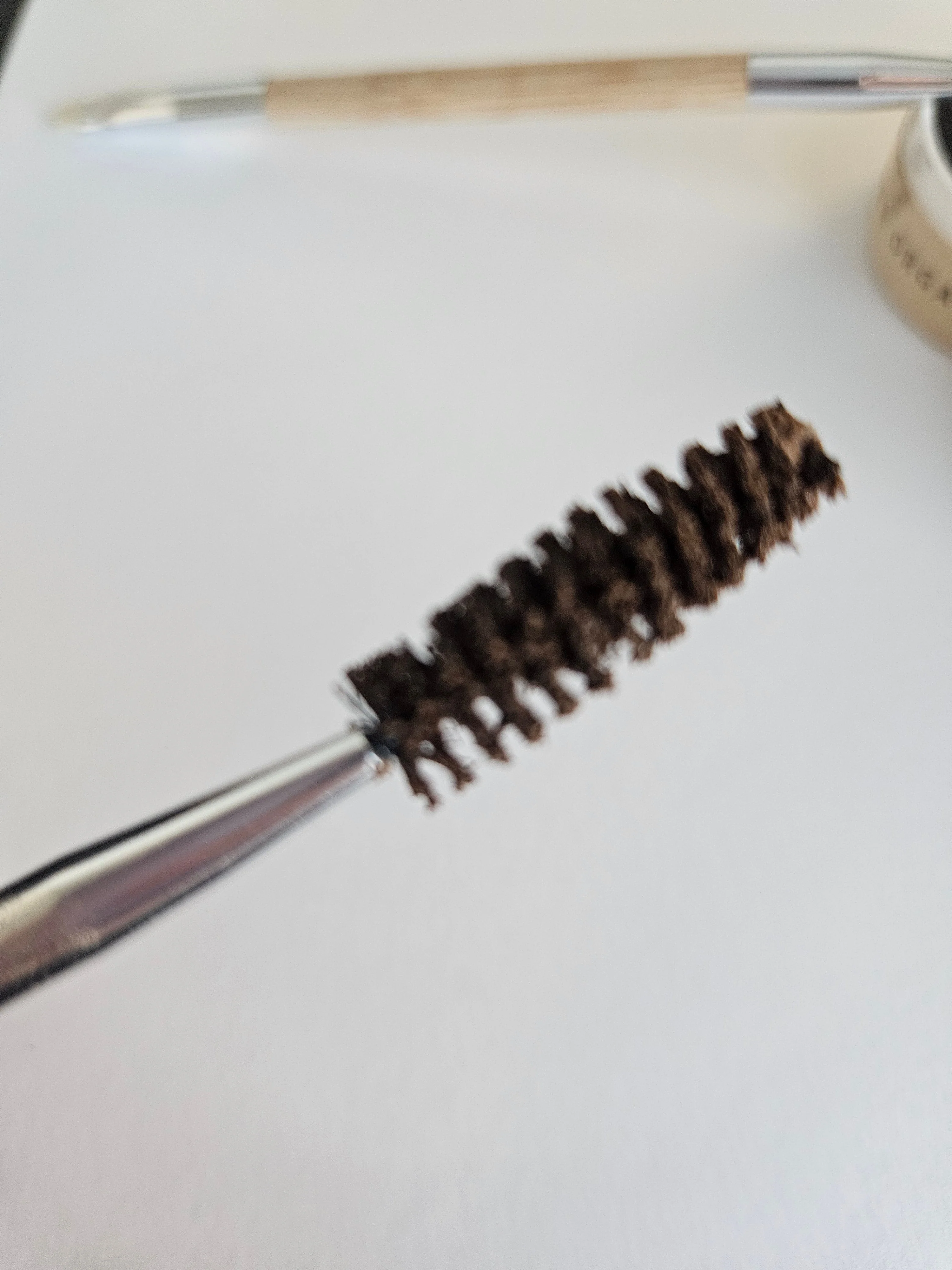 River Organics Eco-Friendly Double-Sided Bare Wood Brow & Mascara Brush - Image 4