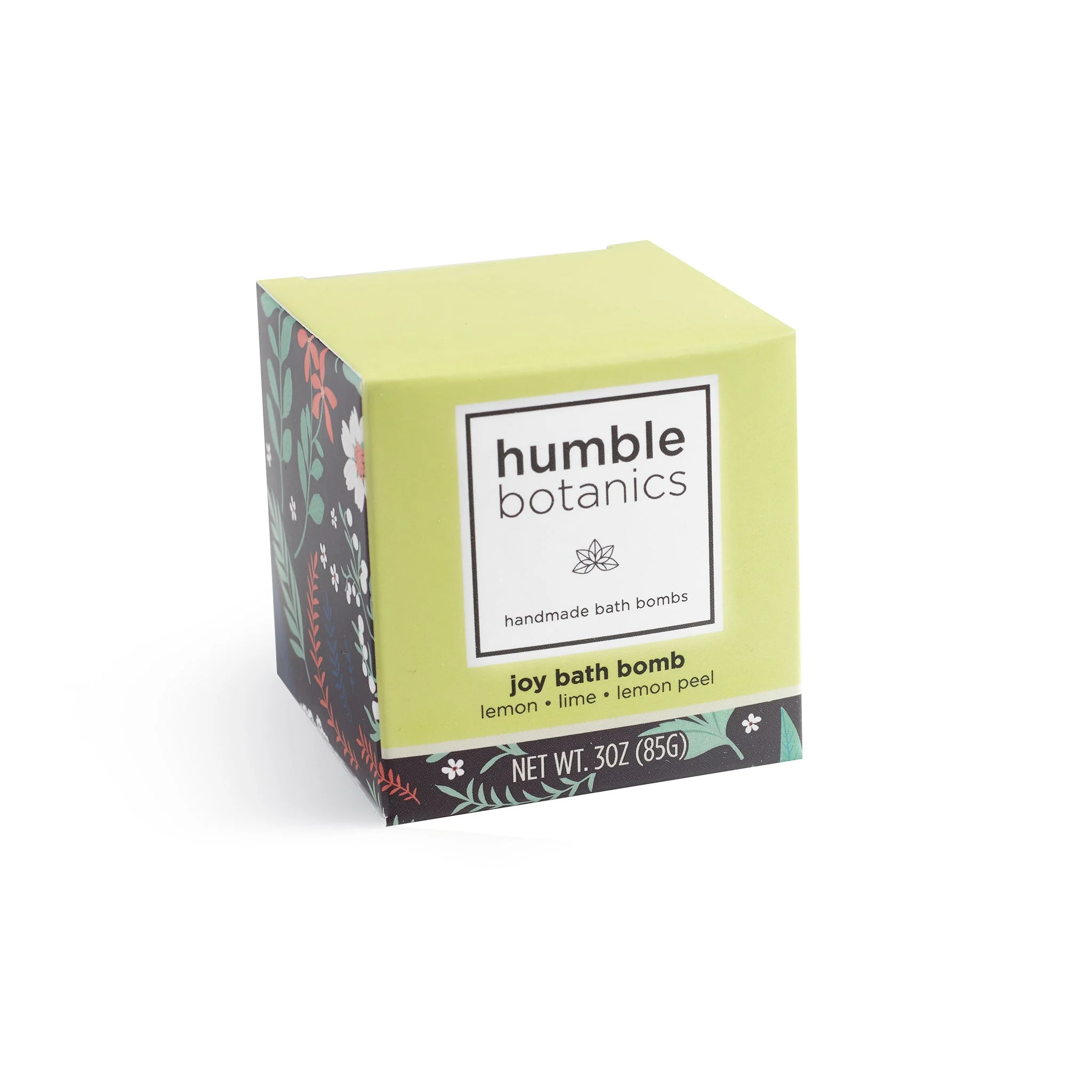 Humble Organics Energizing Joy Bath Bomb – Lemon, Lime & Lemon Peel (3oz) - Image 2