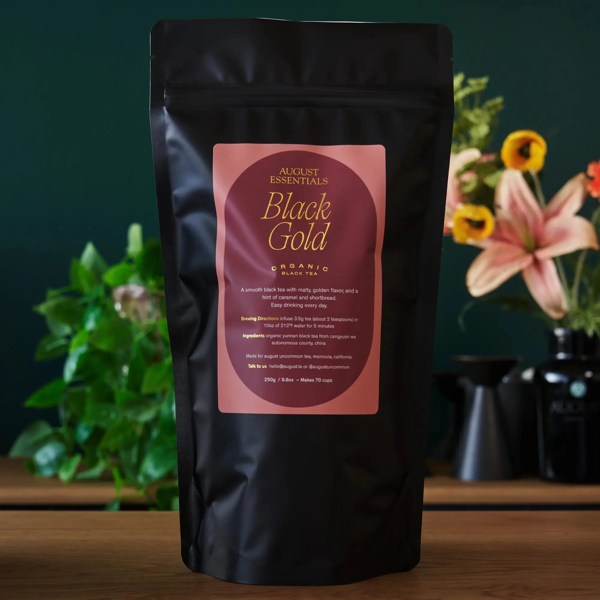 August Uncommon Tea Black Gold Black Tea - Image 3