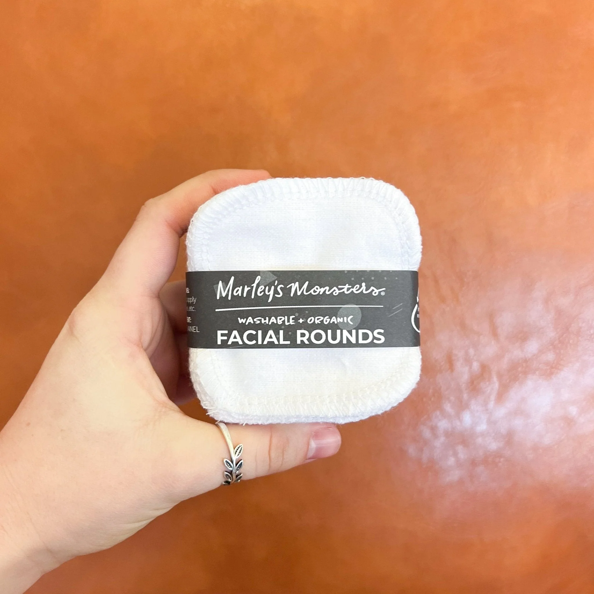 Marley's Monsters Facial Rounds: Organic Cotton Flannel - Image 4