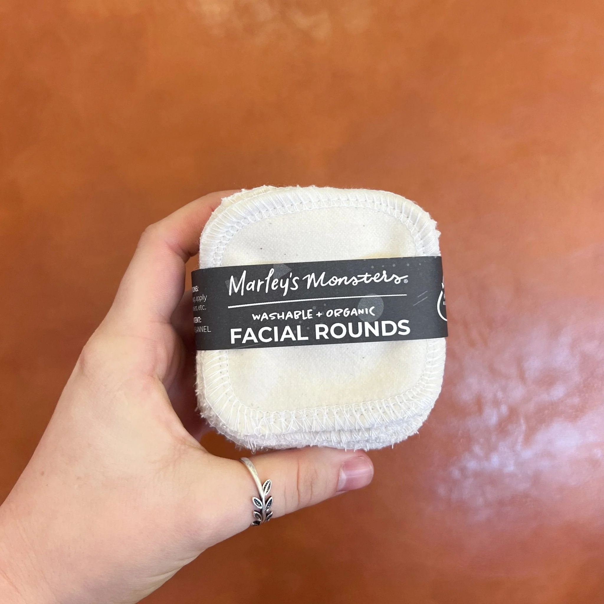 Marley's Monsters Facial Rounds: Organic Cotton Flannel - Image 5