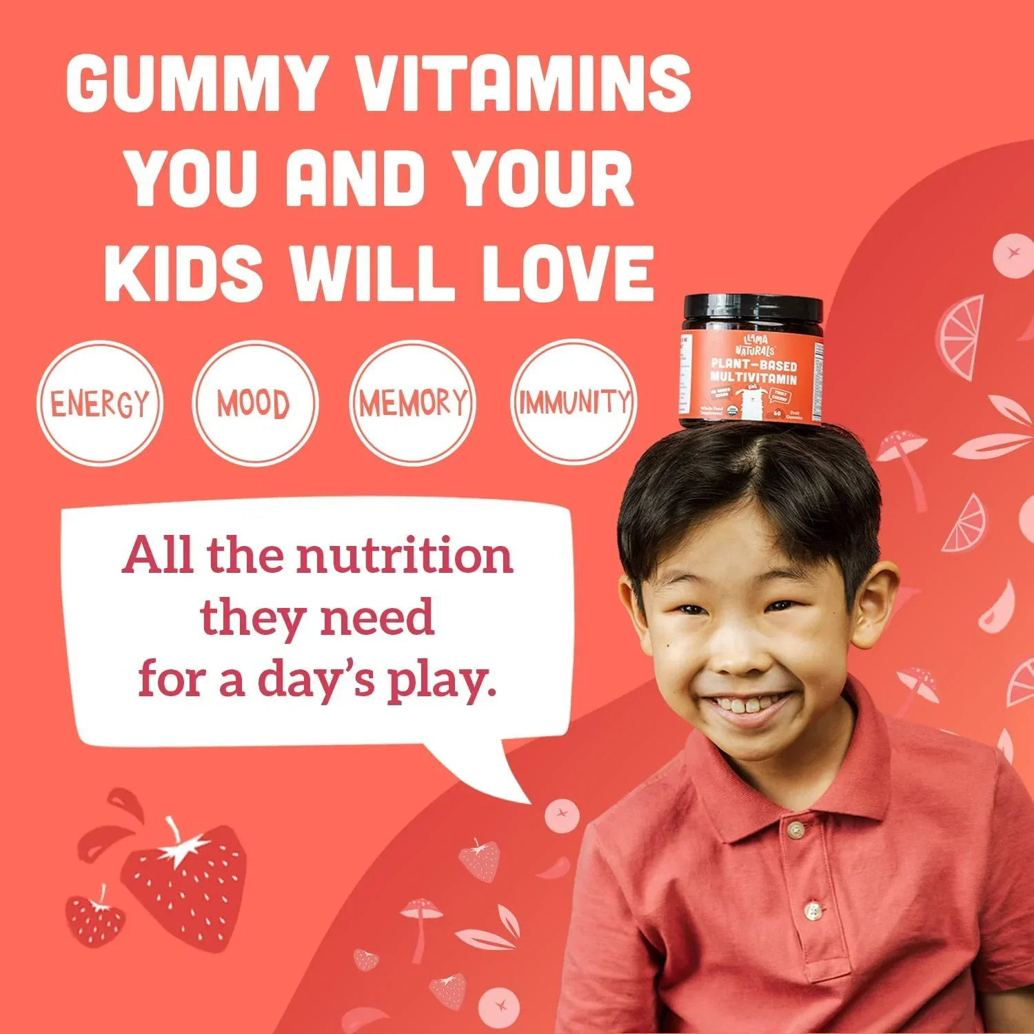 Llama Naturals Family Essentials Bundle - Adult + Kids Multi Gummies - Image 9