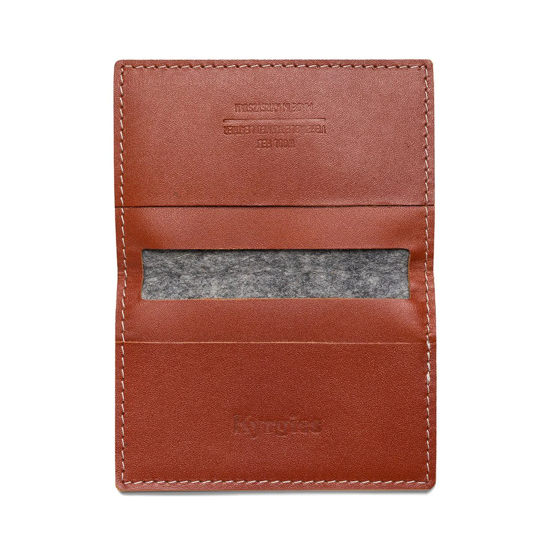 Kyrgies Felt and Leather Bifold Wallet - Image 2