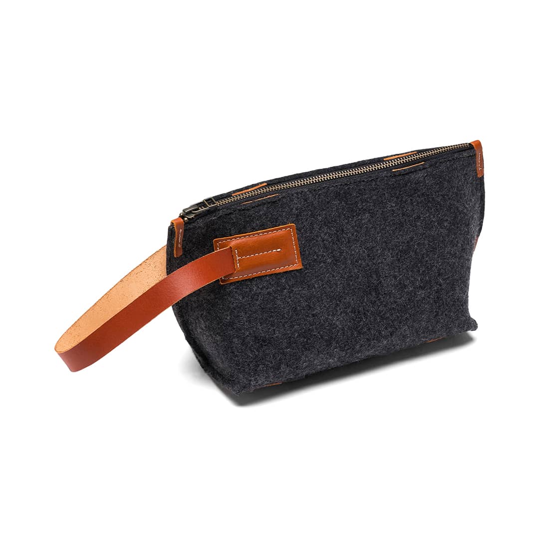 Kyrgies Felt and Leather Travel Kit - Image 4