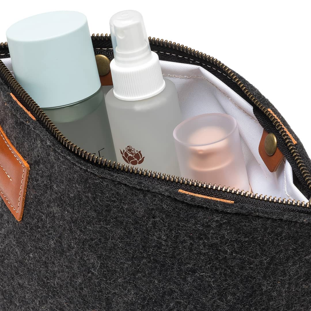 Kyrgies Felt and Leather Travel Kit - Image 6