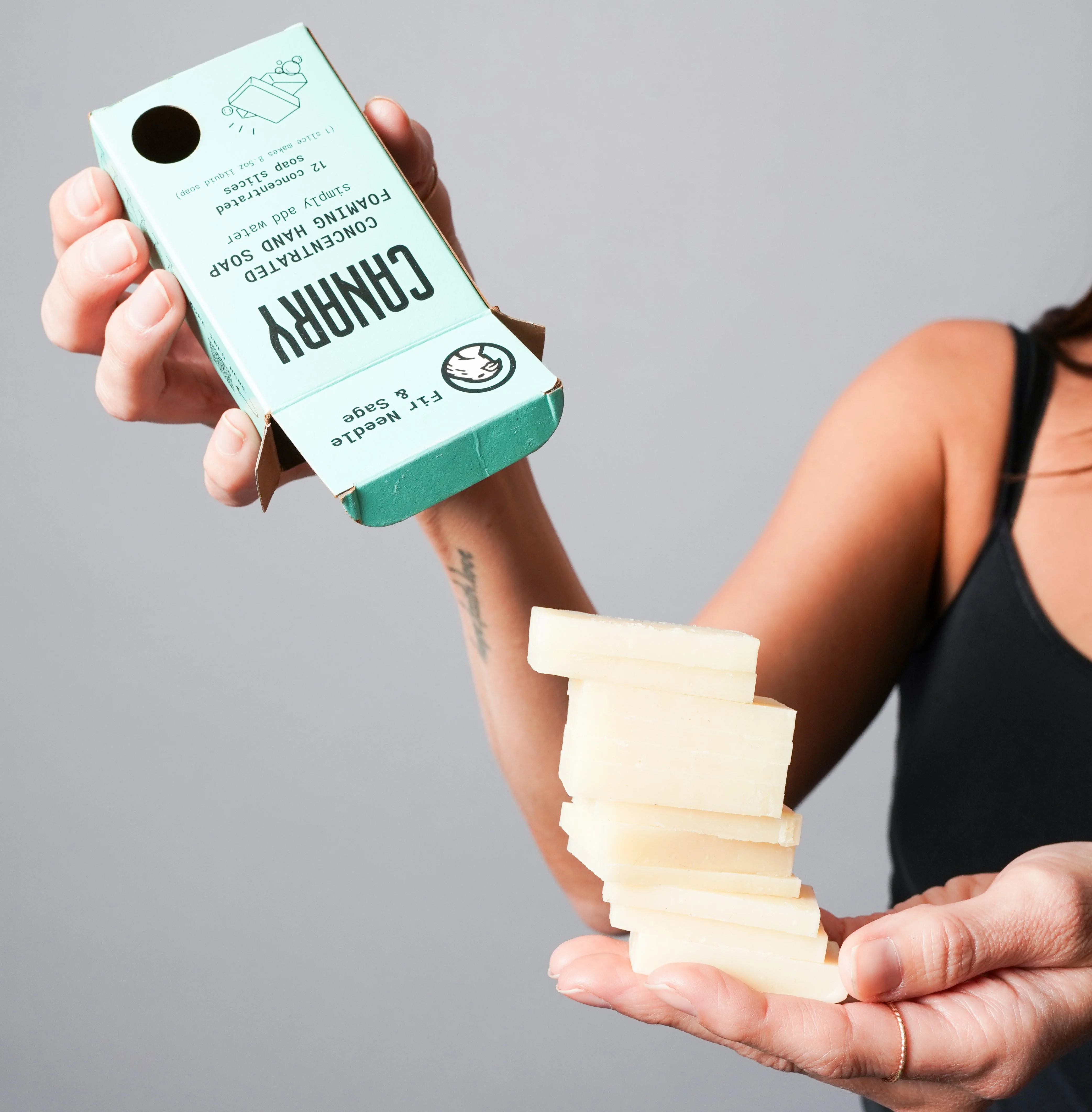 Fir Needle + Sage Concentrated Hand Soap Refill Bars - Image 3