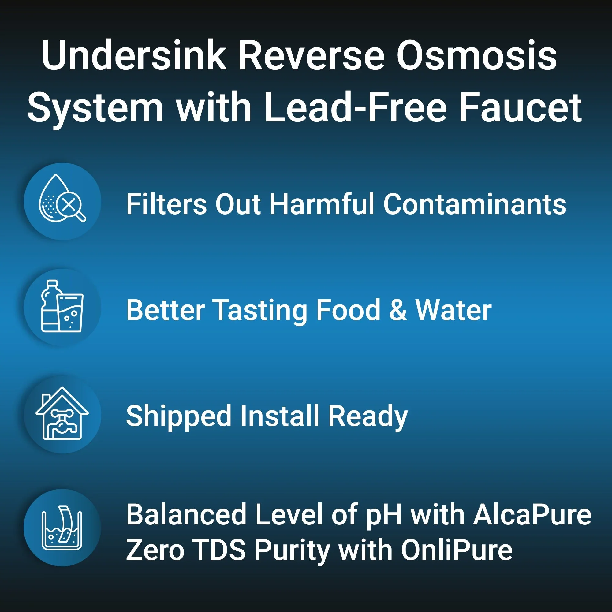 RKIN Flash Undersink Reverse Osmosis System with Chrome Lead-Free Faucet - Image 2