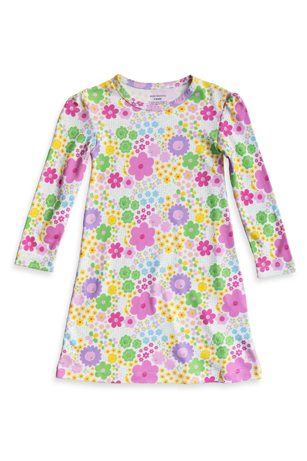 Dodo Banana Flower Power Organic Pima Cotton Dodo Dress - Image 2