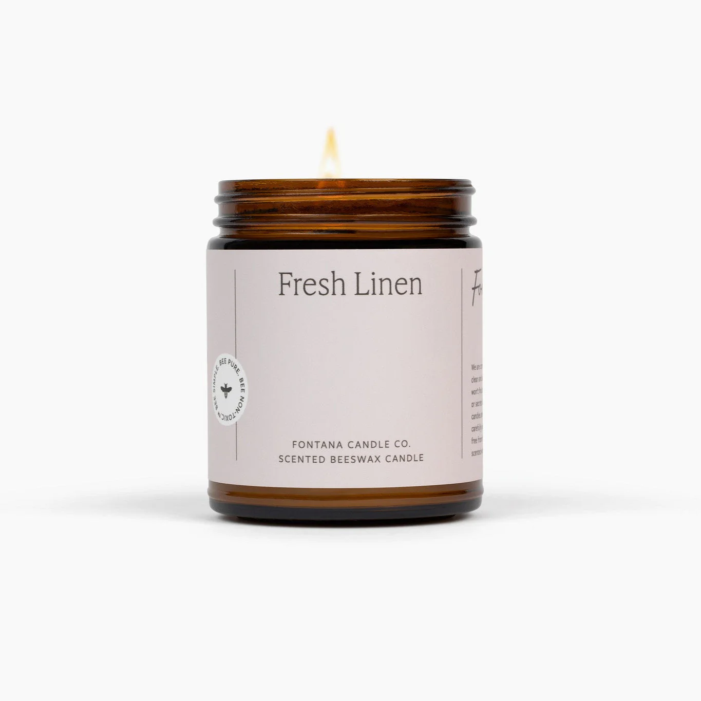Fontana Candle Co Fresh Linen Jar Candle