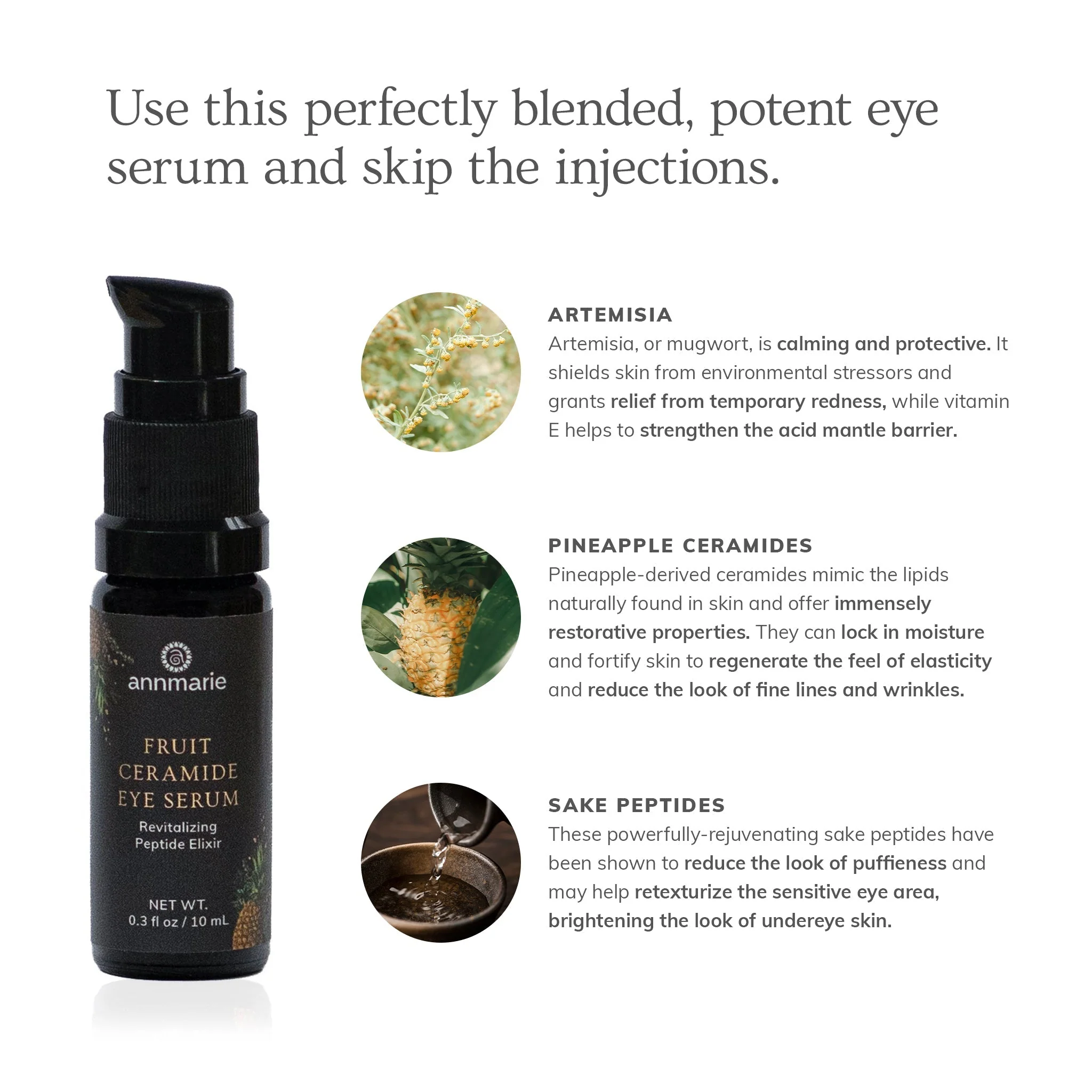 Annmarie Skin Care Fruit Ceramide Eye Serum (10ml) - Image 3