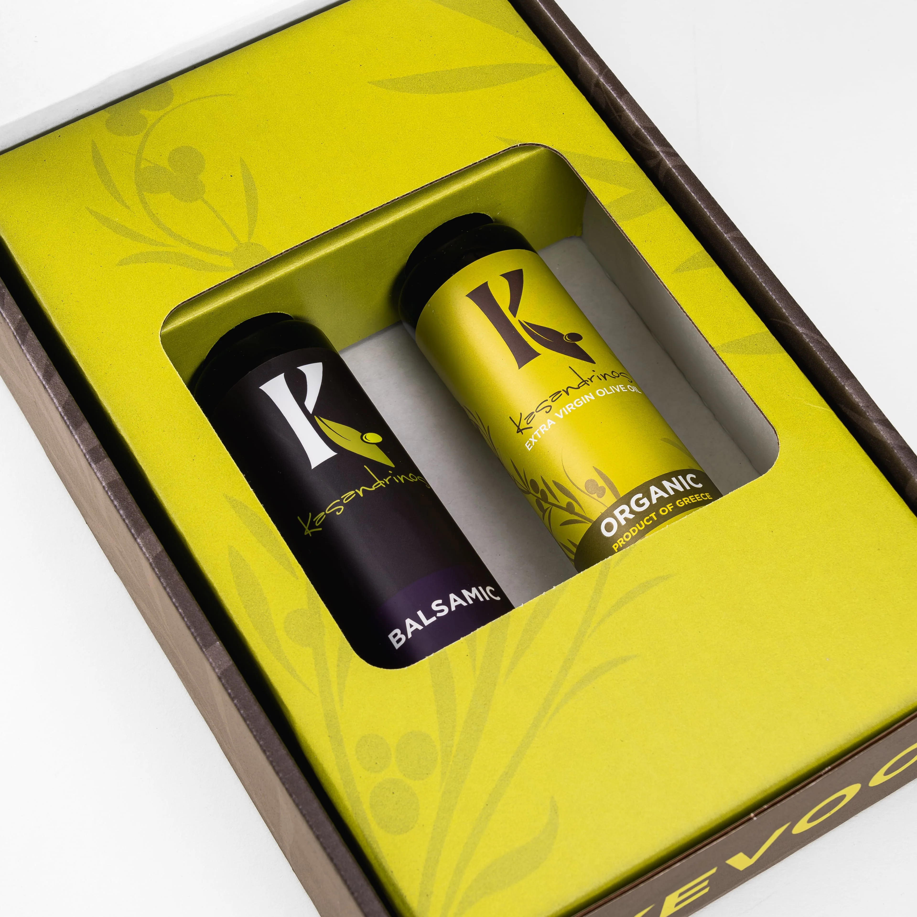 Kasandrinos International Gift Box - Organic EVOO & Vinegar