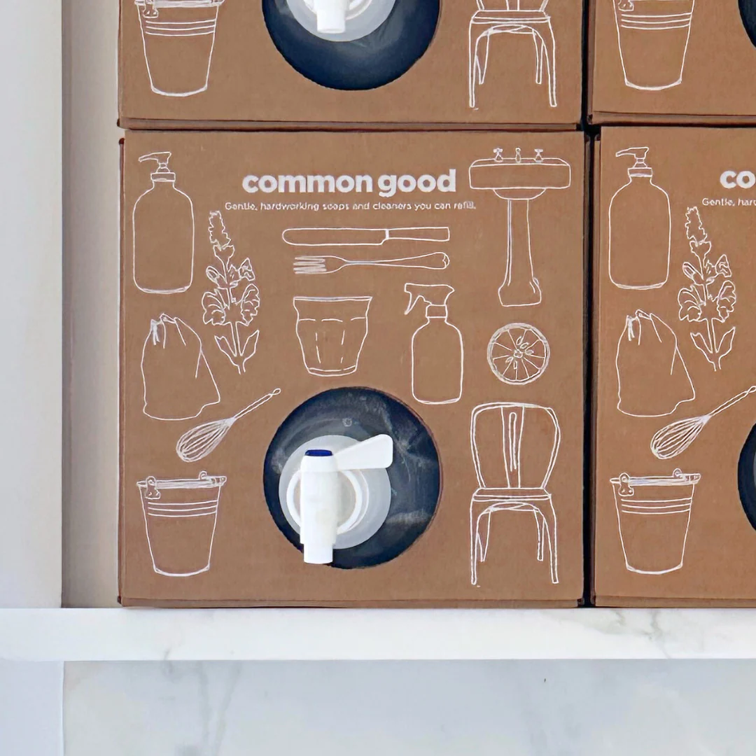Common Good Glass Cleaner Refill Box, 2.5 Gallon - Image 2