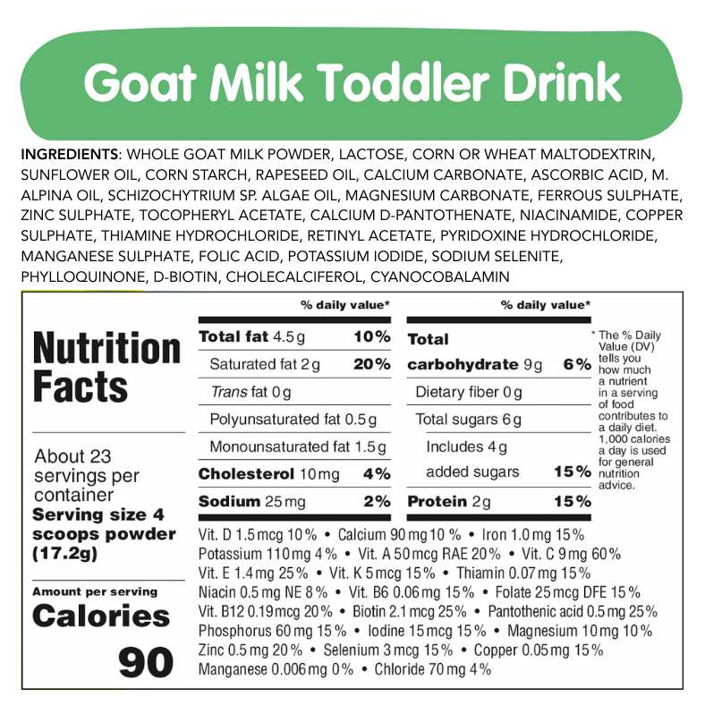 Goat & Oat Bundle: Goat Milk Toddler Drink and Oat Cereal - Image 3