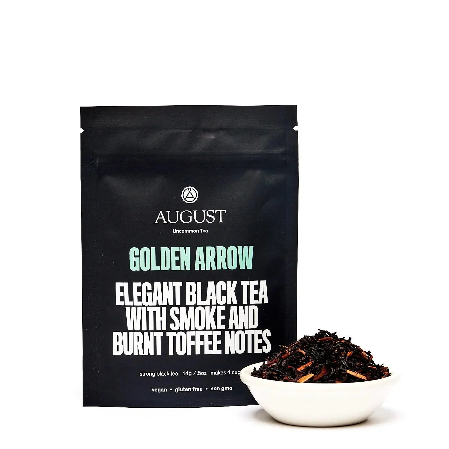 August Uncommon Tea Golden Arrow - Smoky Toffee Black Tea - Image 3