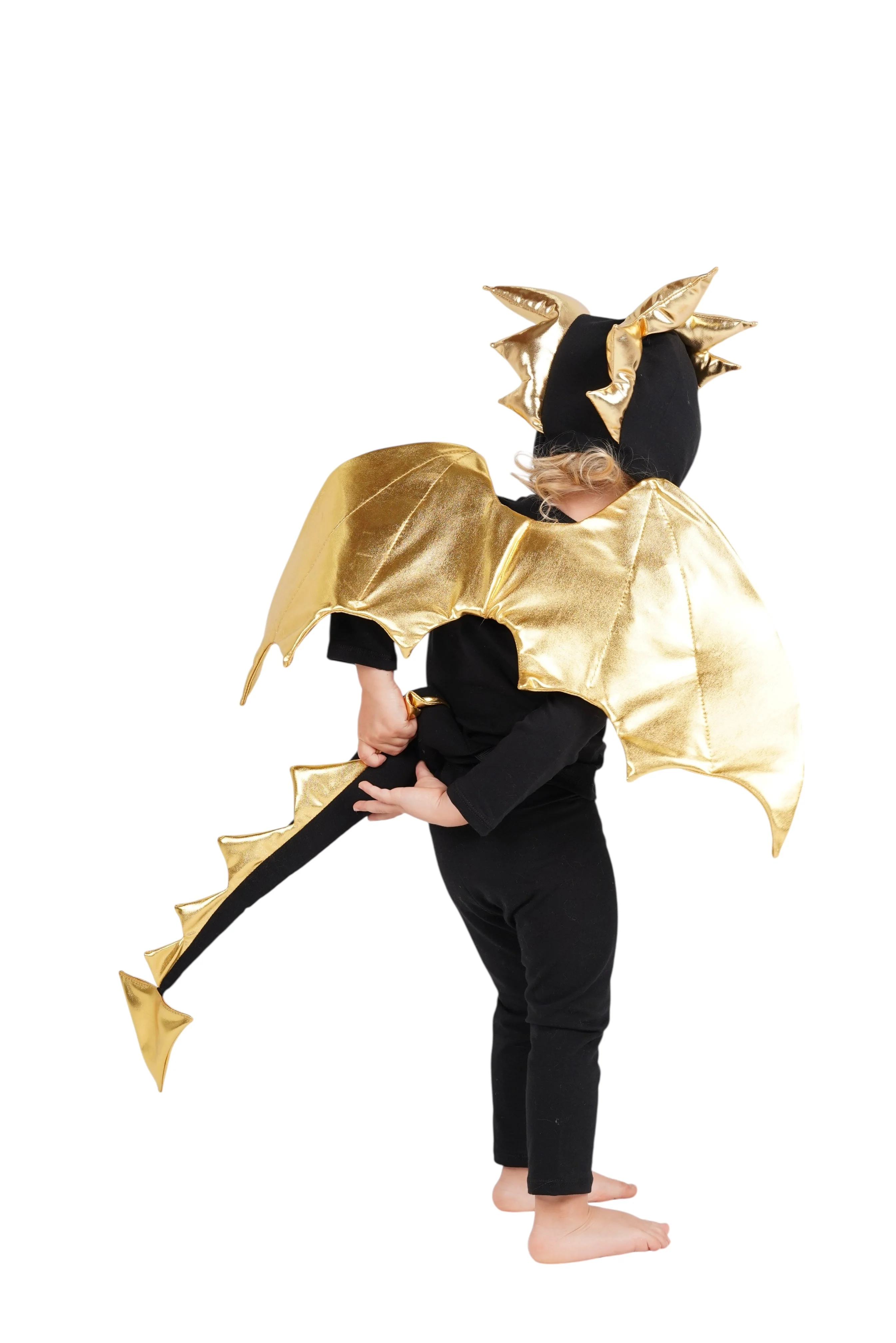 Band of the Wild Golden Night Dragon Pajama Costume - Image 5