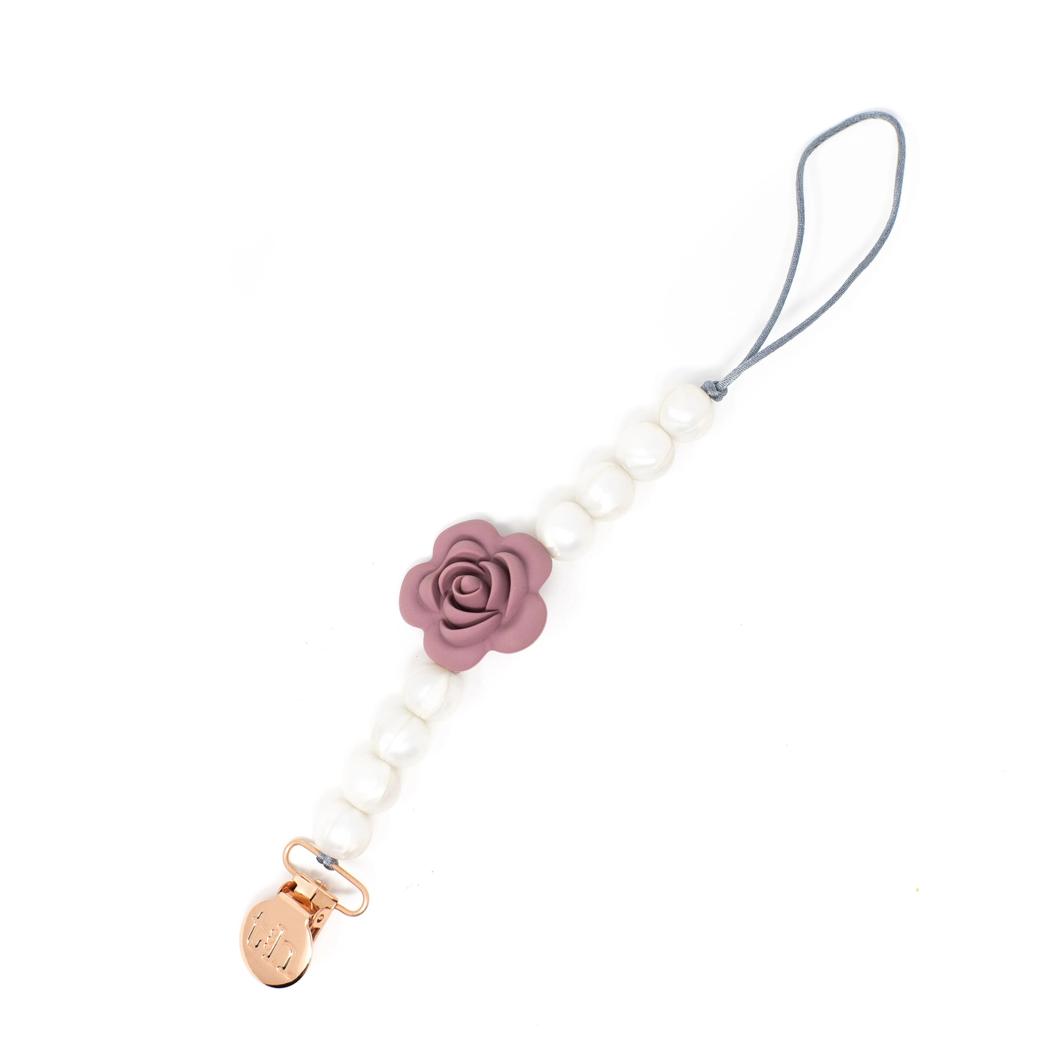 Three Hearts Grande Coco Pacifier & Toy Clip - BPA Free Silicone - Image 4