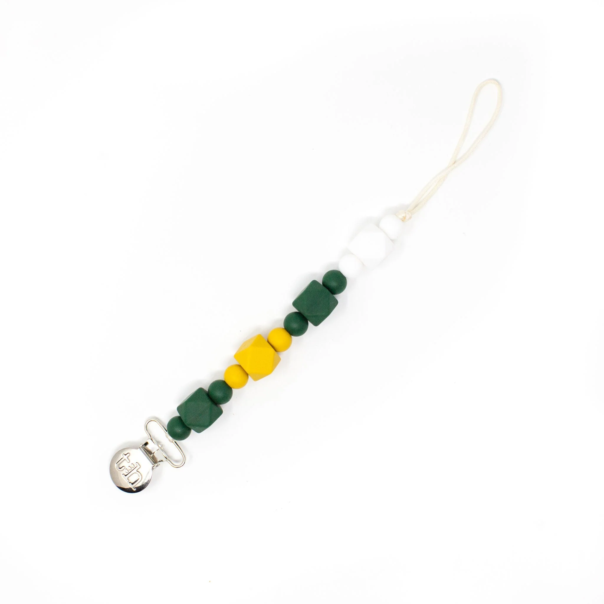 Three Hearts Grande Jewel Pacifier Clip - Food Grade BPA Free Silicone - Image 11