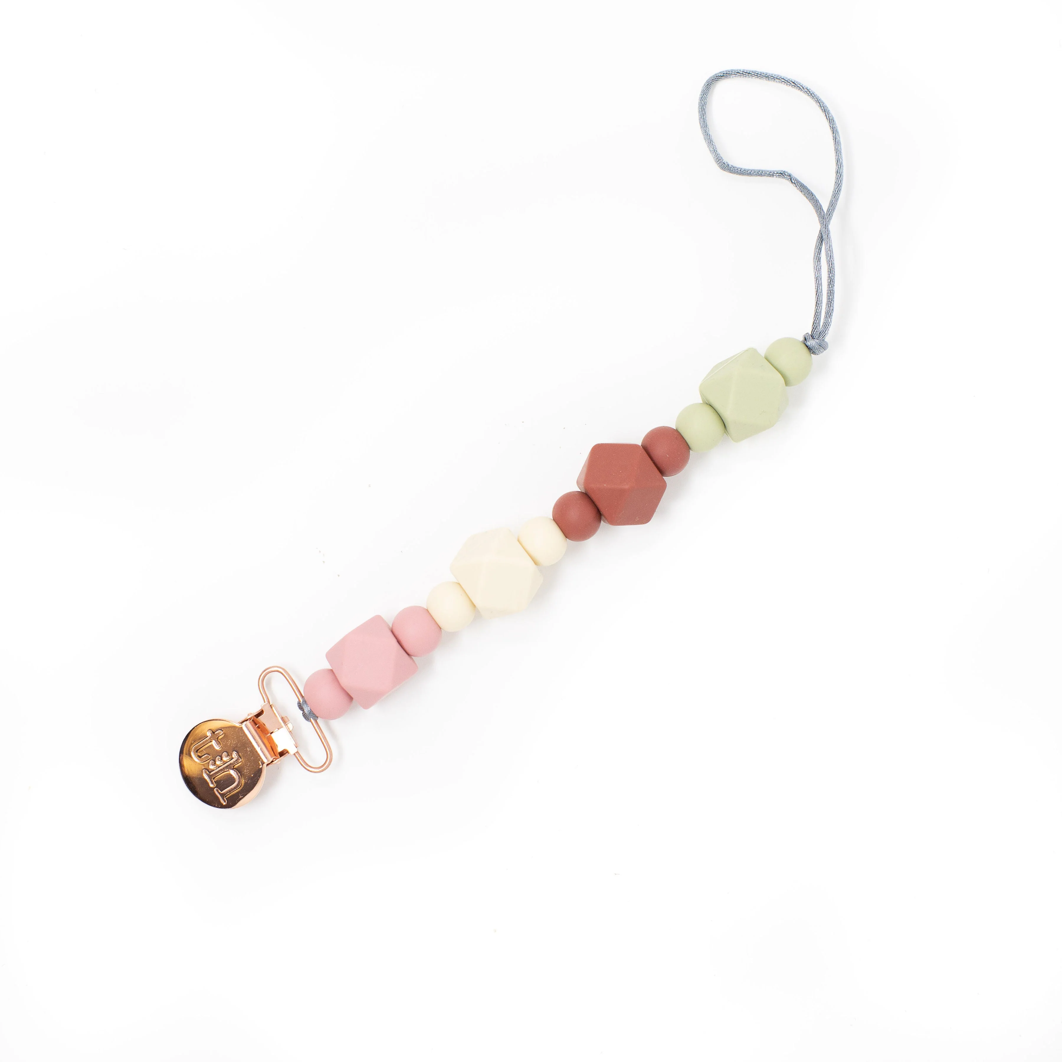 Three Hearts Grande Jewel Pacifier Clip - Food Grade BPA Free Silicone - Image 12
