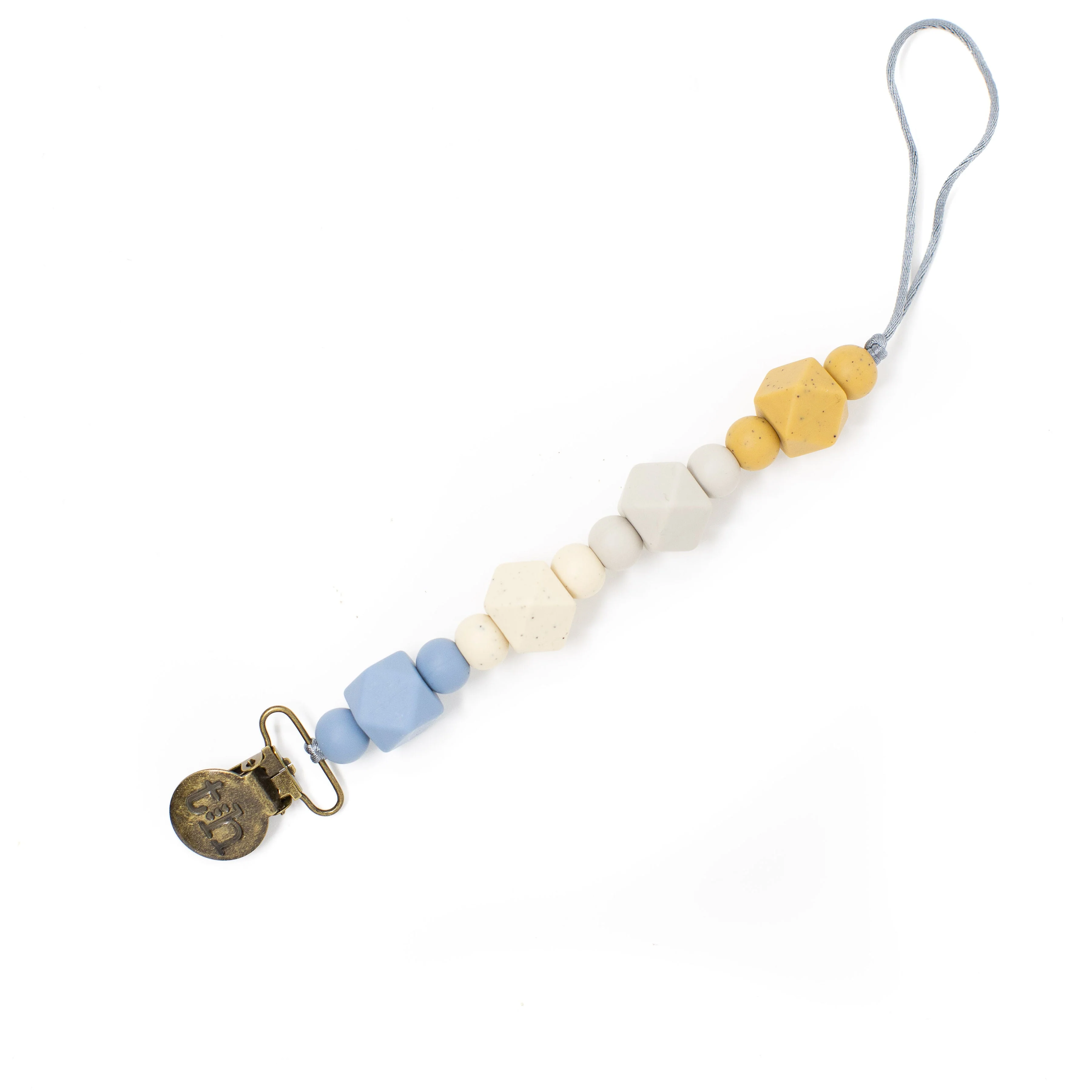Three Hearts Grande Jewel Pacifier Clip - Food Grade BPA Free Silicone - Image 14
