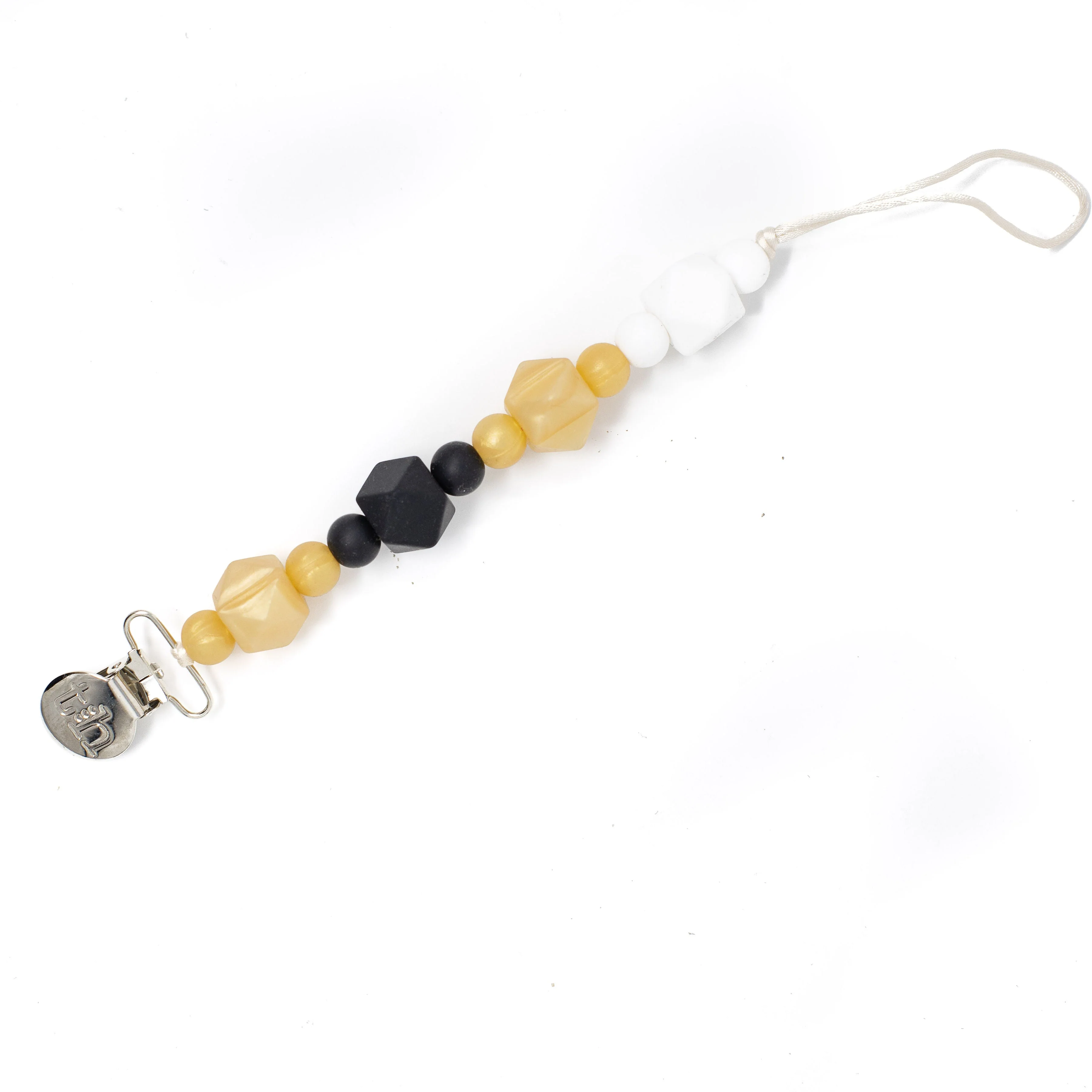 Three Hearts Grande Jewel Pacifier Clip - Food Grade BPA Free Silicone - Image 19