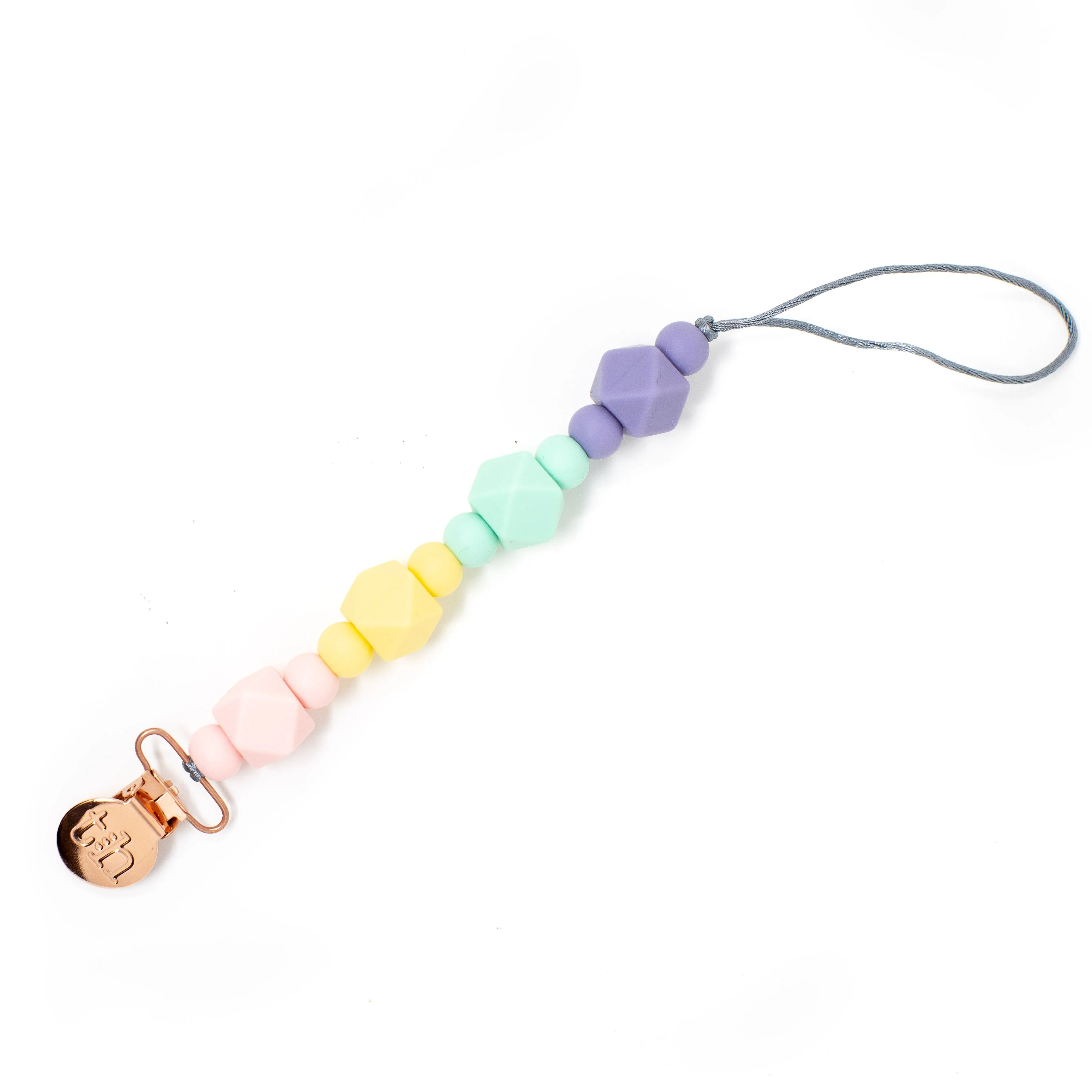 Three Hearts Grande Jewel Pacifier Clip - Food Grade BPA Free Silicone - Image 23