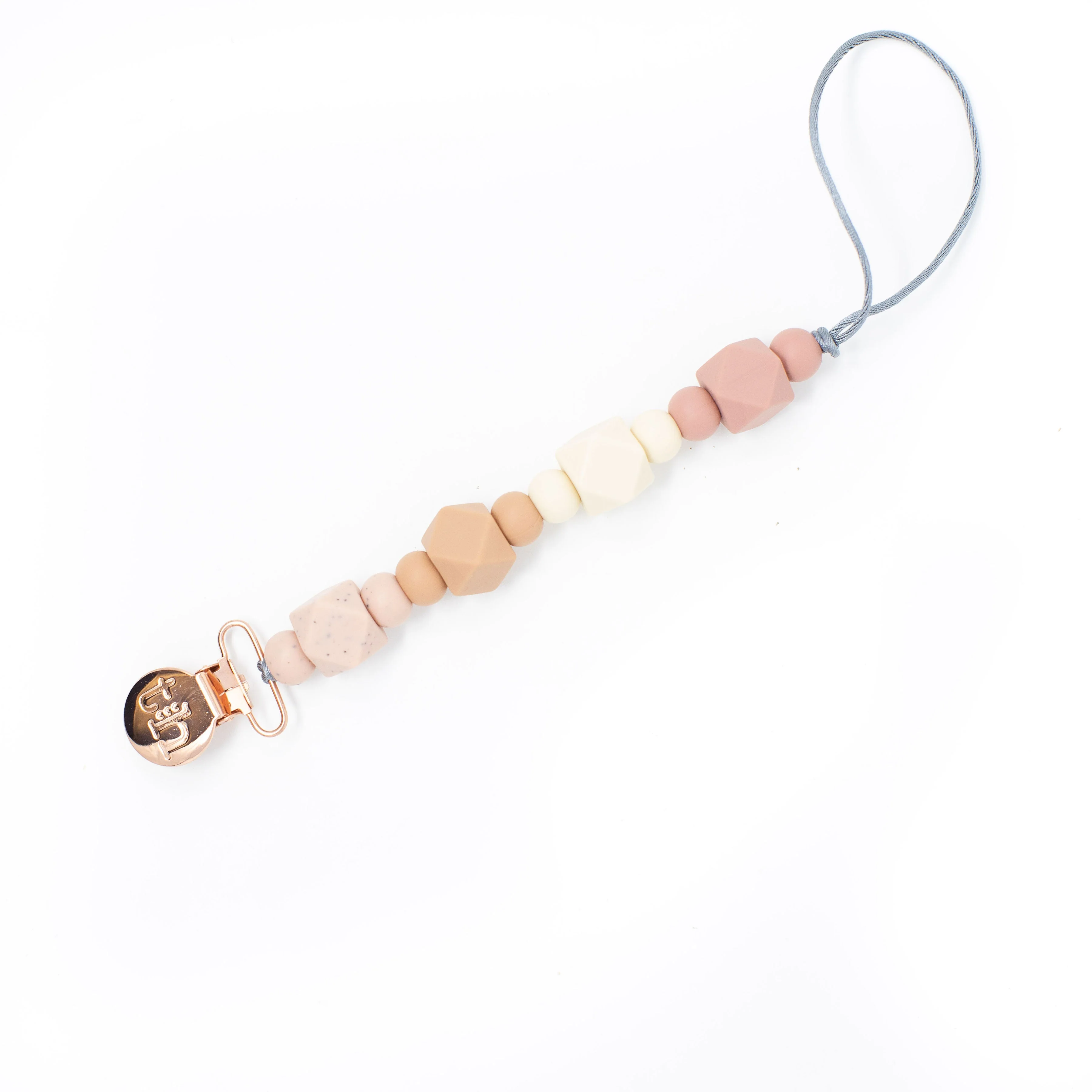 Three Hearts Grande Jewel Pacifier Clip - Food Grade BPA Free Silicone - Image 24