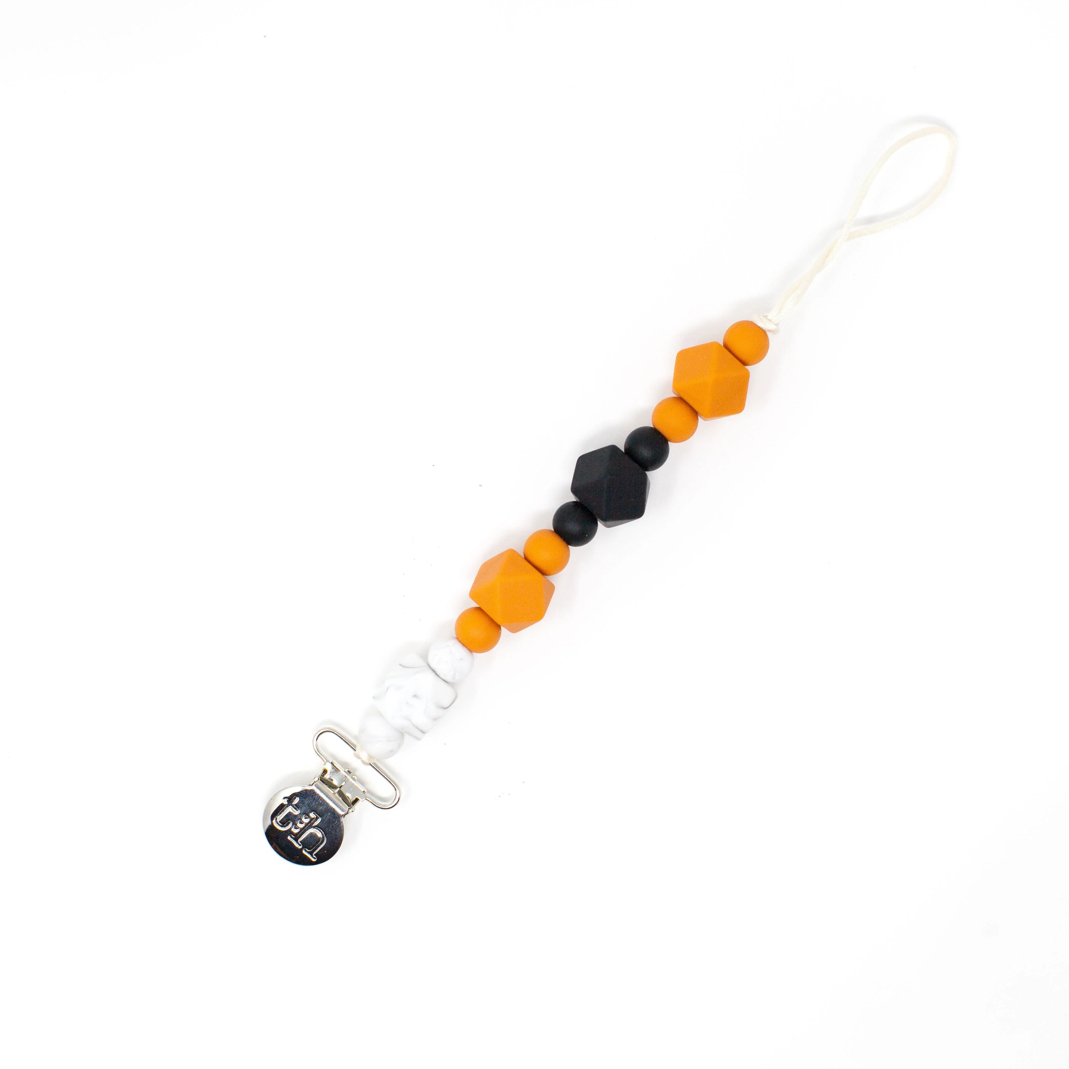 Three Hearts Grande Jewel Pacifier Clip - Food Grade BPA Free Silicone - Image 25